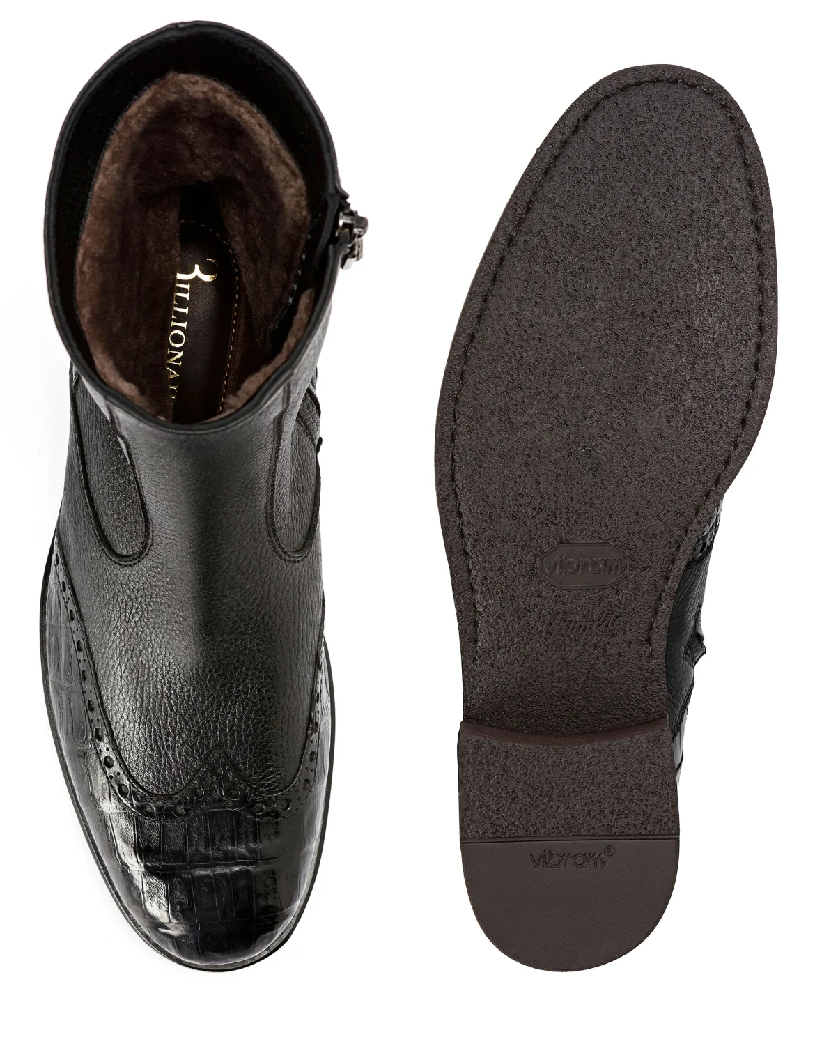Boots Low Flat Luxury, цвет: Черный