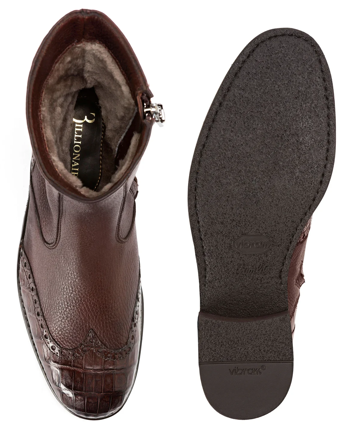 Boots Low Flat Luxury, цвет: Коричневый