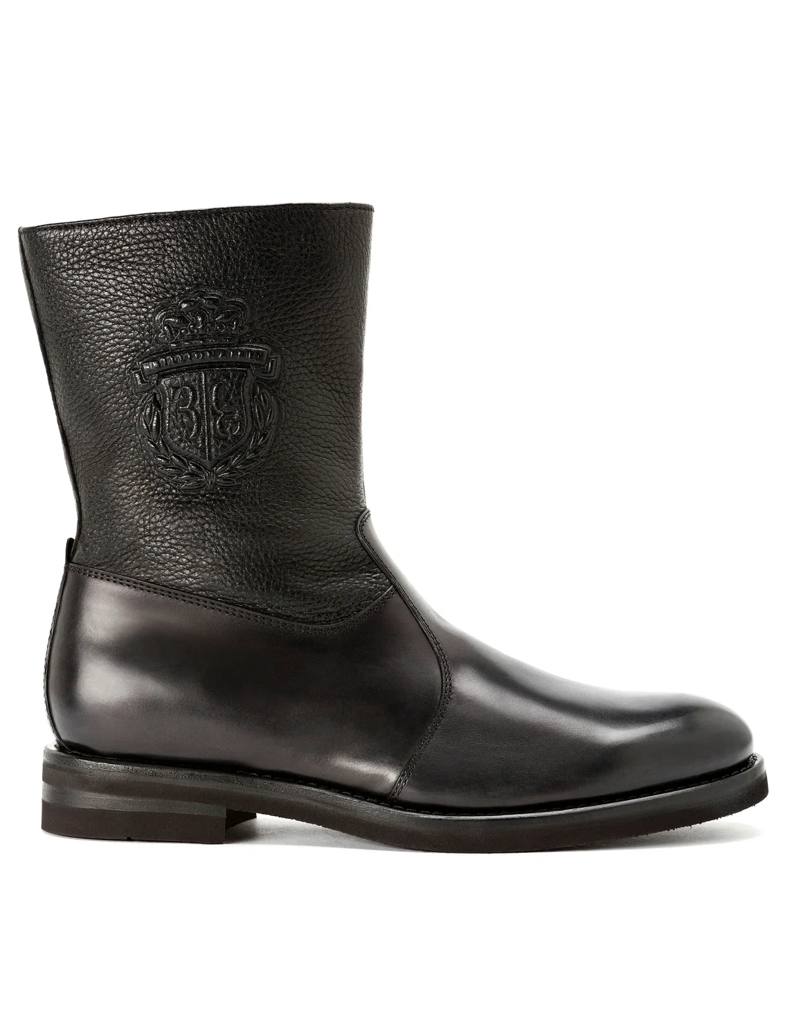 Boots Low Flat Elegant, цвет: Черный