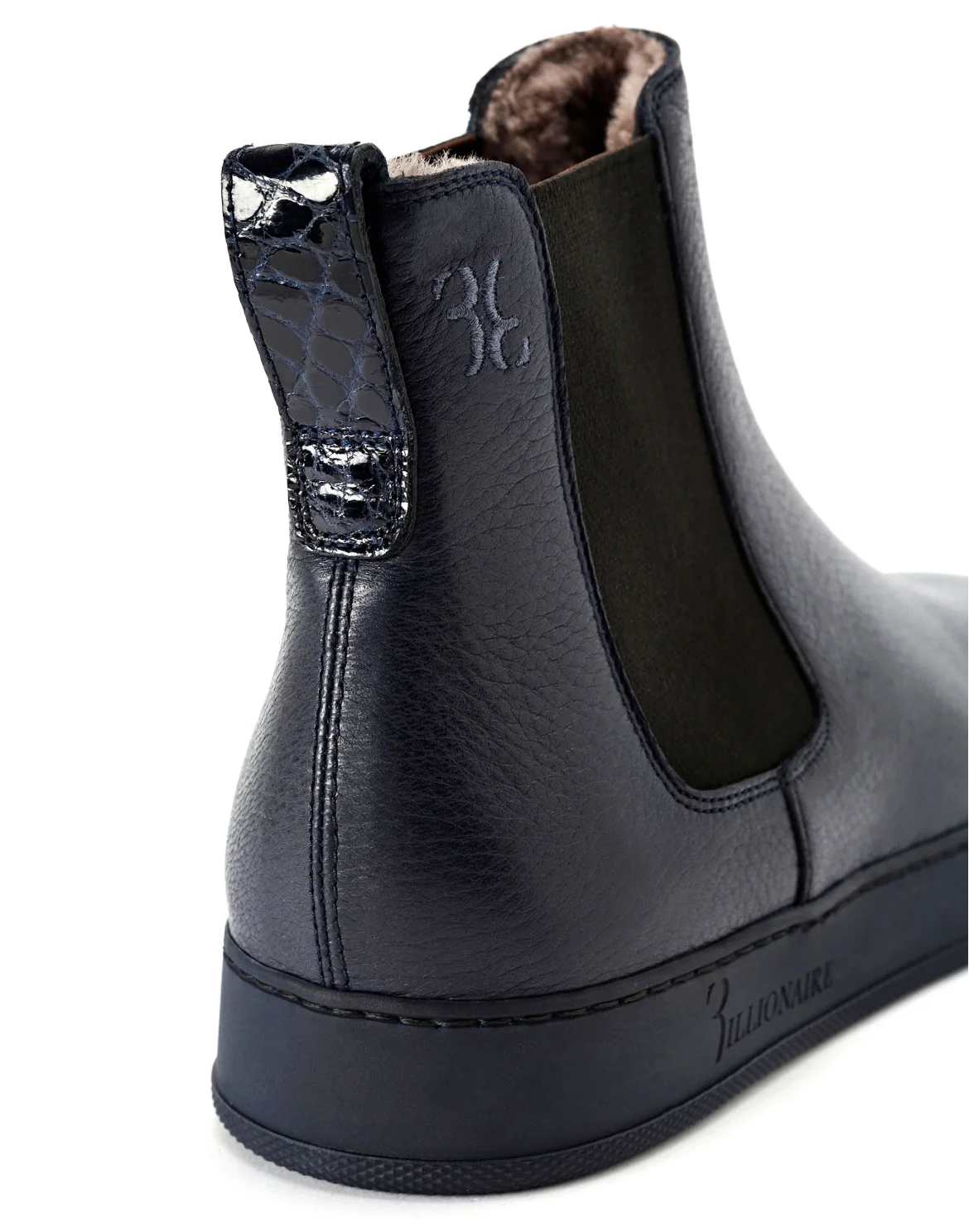 Boots Low Flat Elegant, цвет: Синий