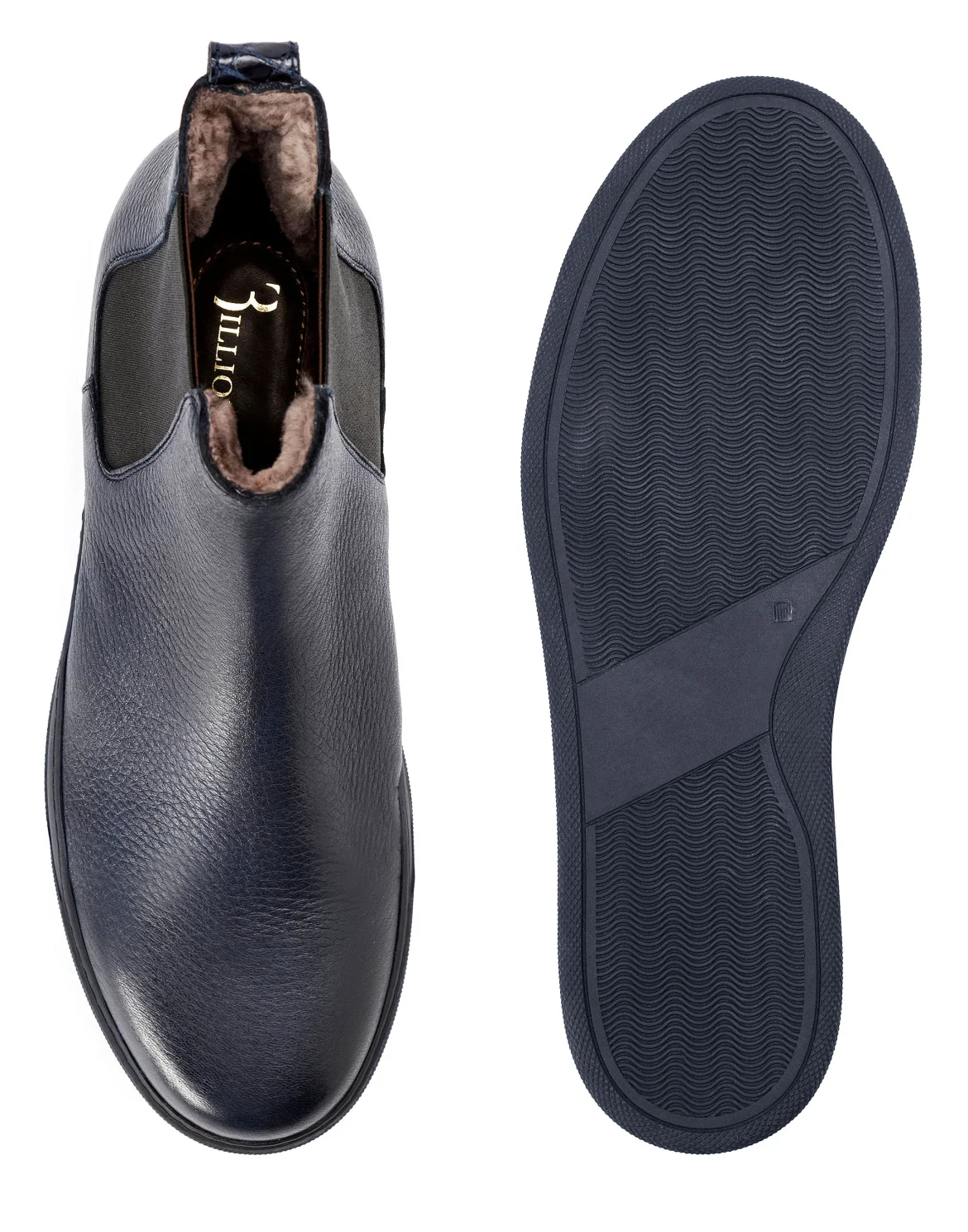 Boots Low Flat Elegant, цвет: Синий