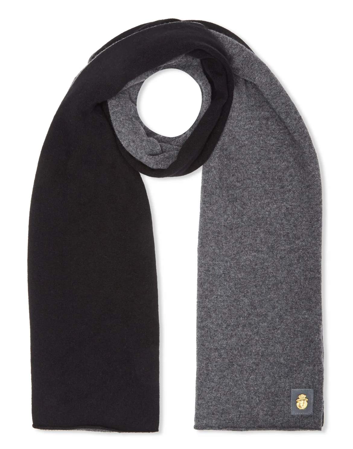 Long Scarf Crest, цвет: Черный