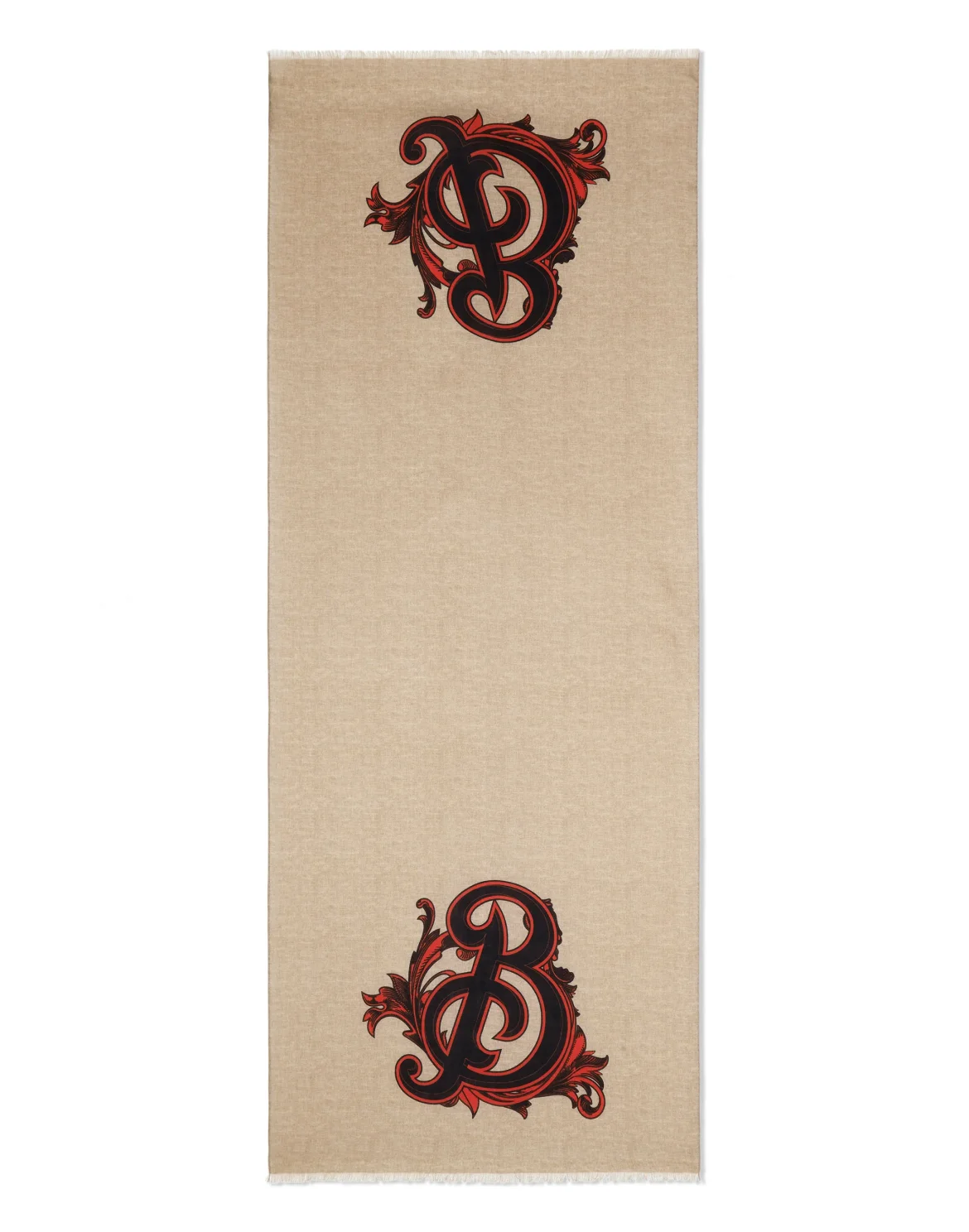 Long Scarf Baroque, цвет: Бежевый