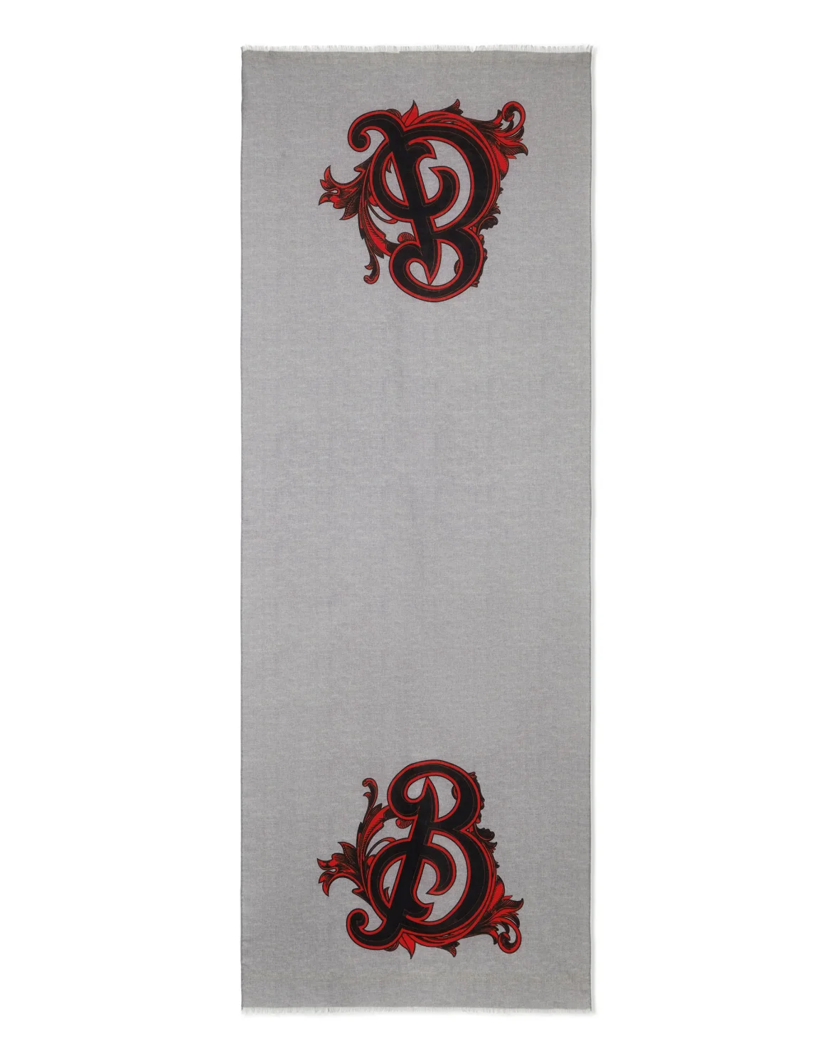 Long Scarf Baroque, цвет: Серый