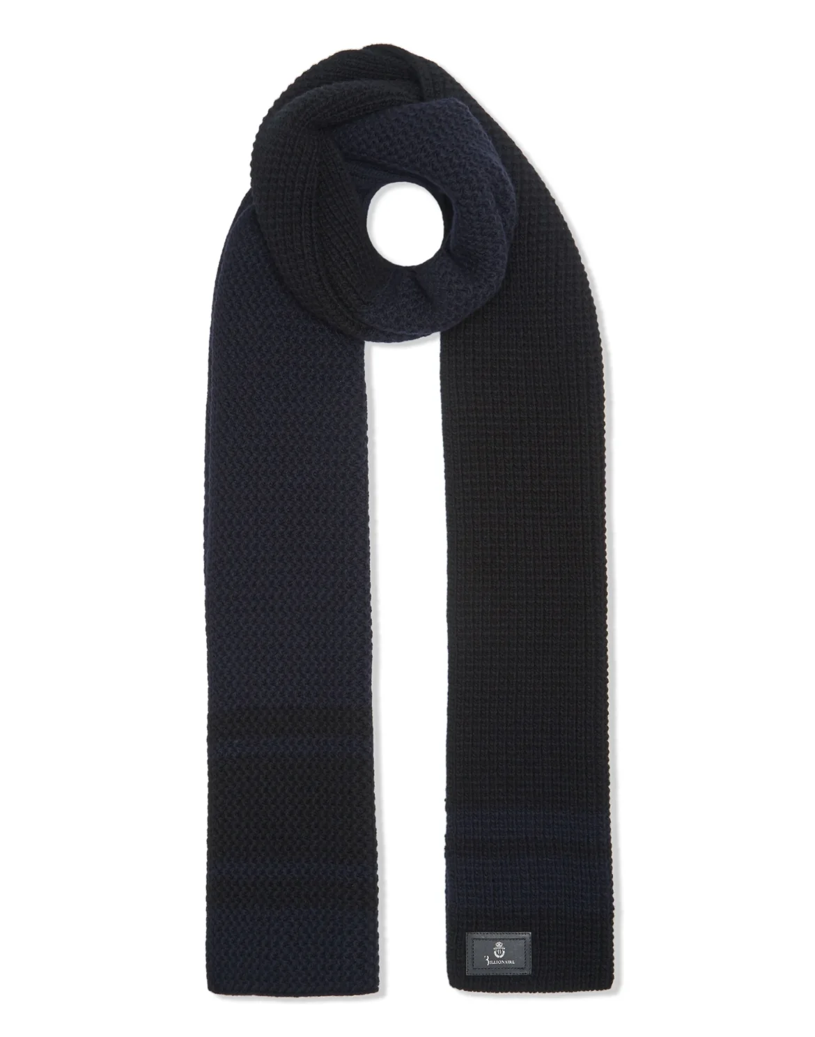 Long Scarf Stripes, цвет: Черный