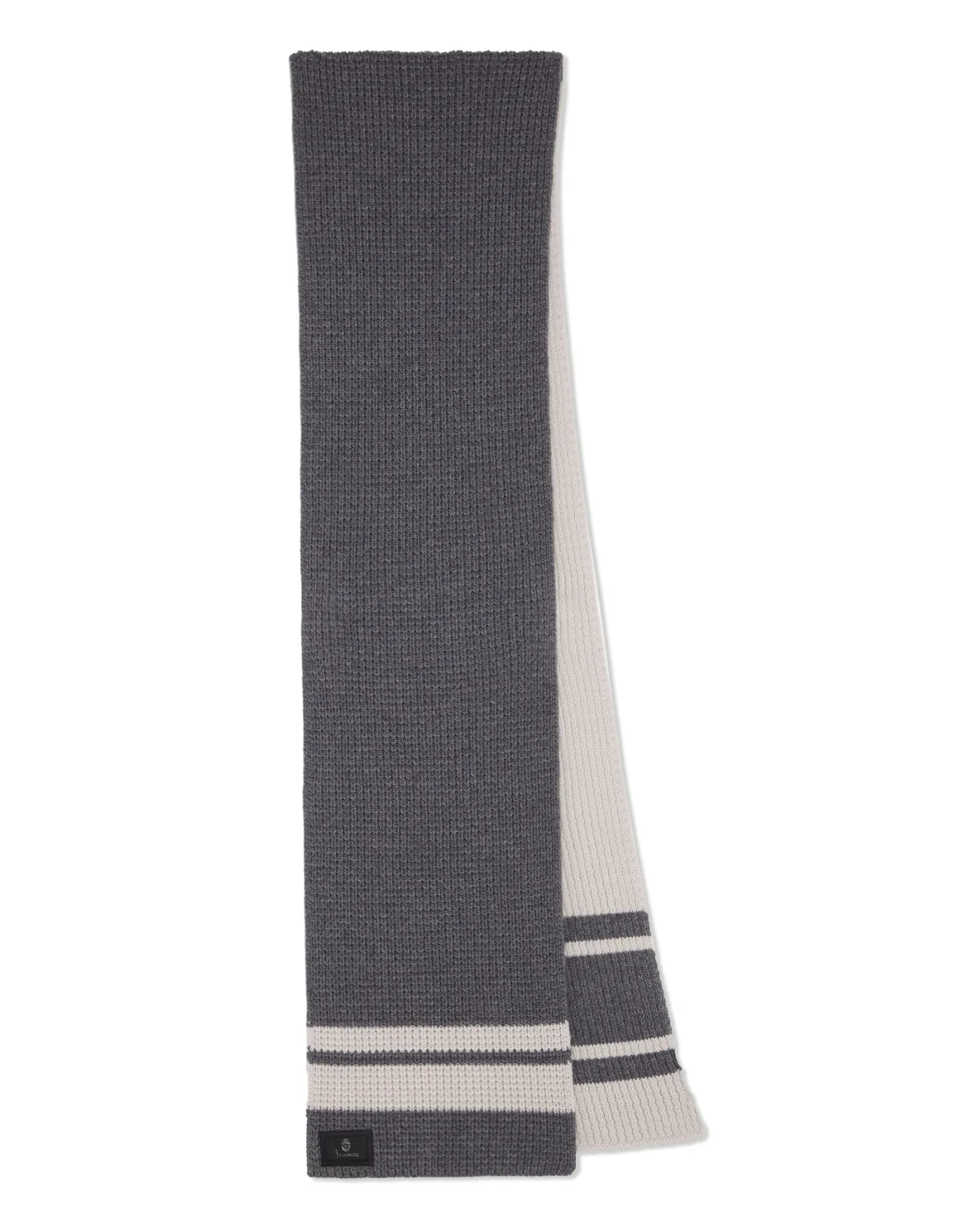 Long Scarf Stripes, цвет: Серый
