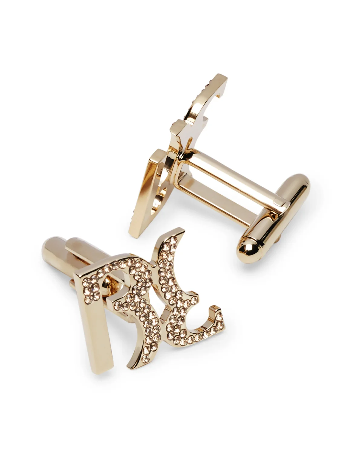 metal cufflinks Double B, цвет: Золотой