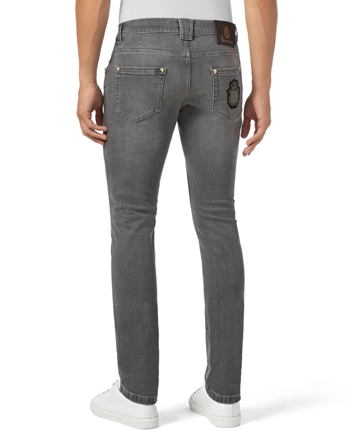 Super slim fit Crest, цвет: Серый