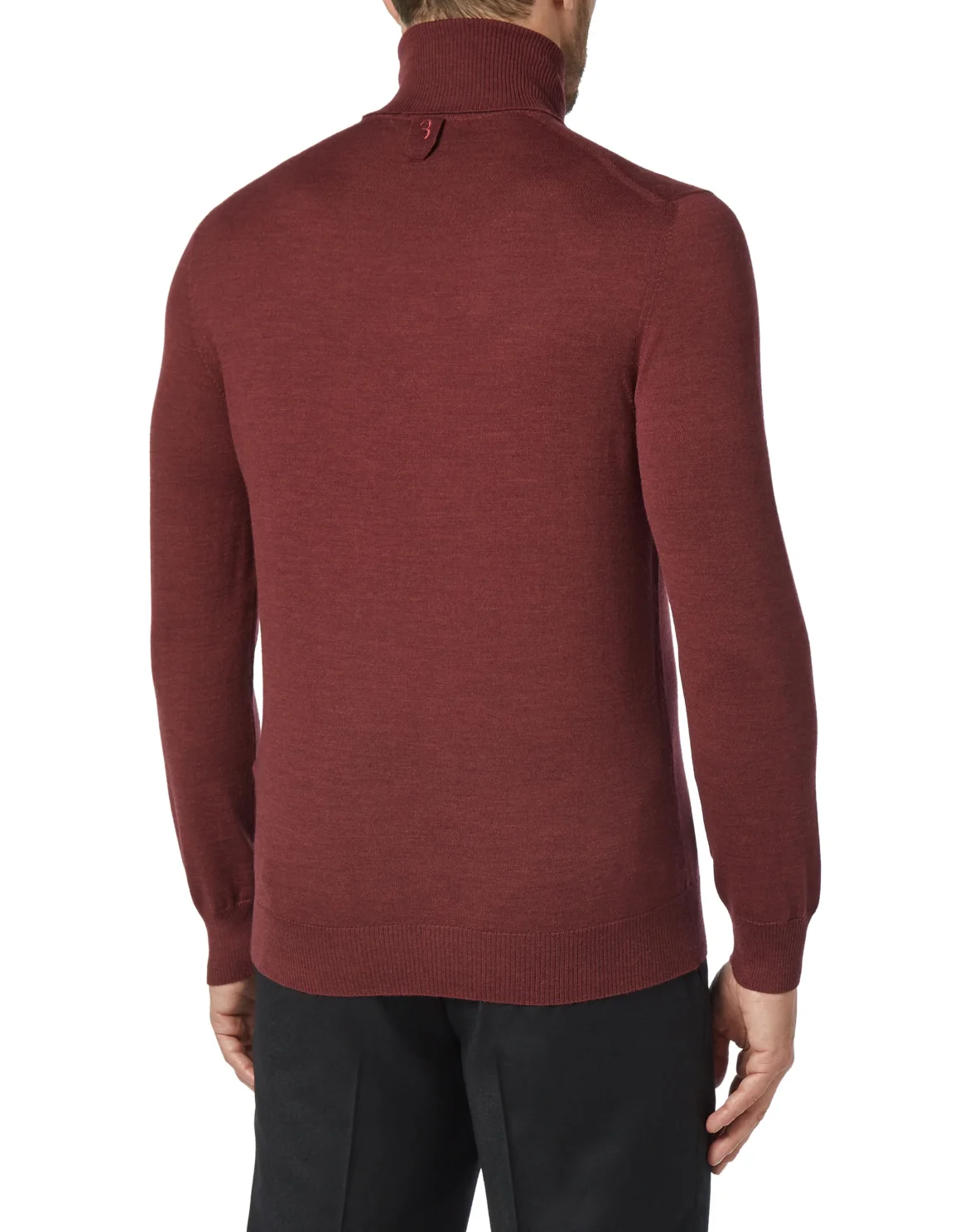 Turtle Neck LS Crest, цвет: Красный