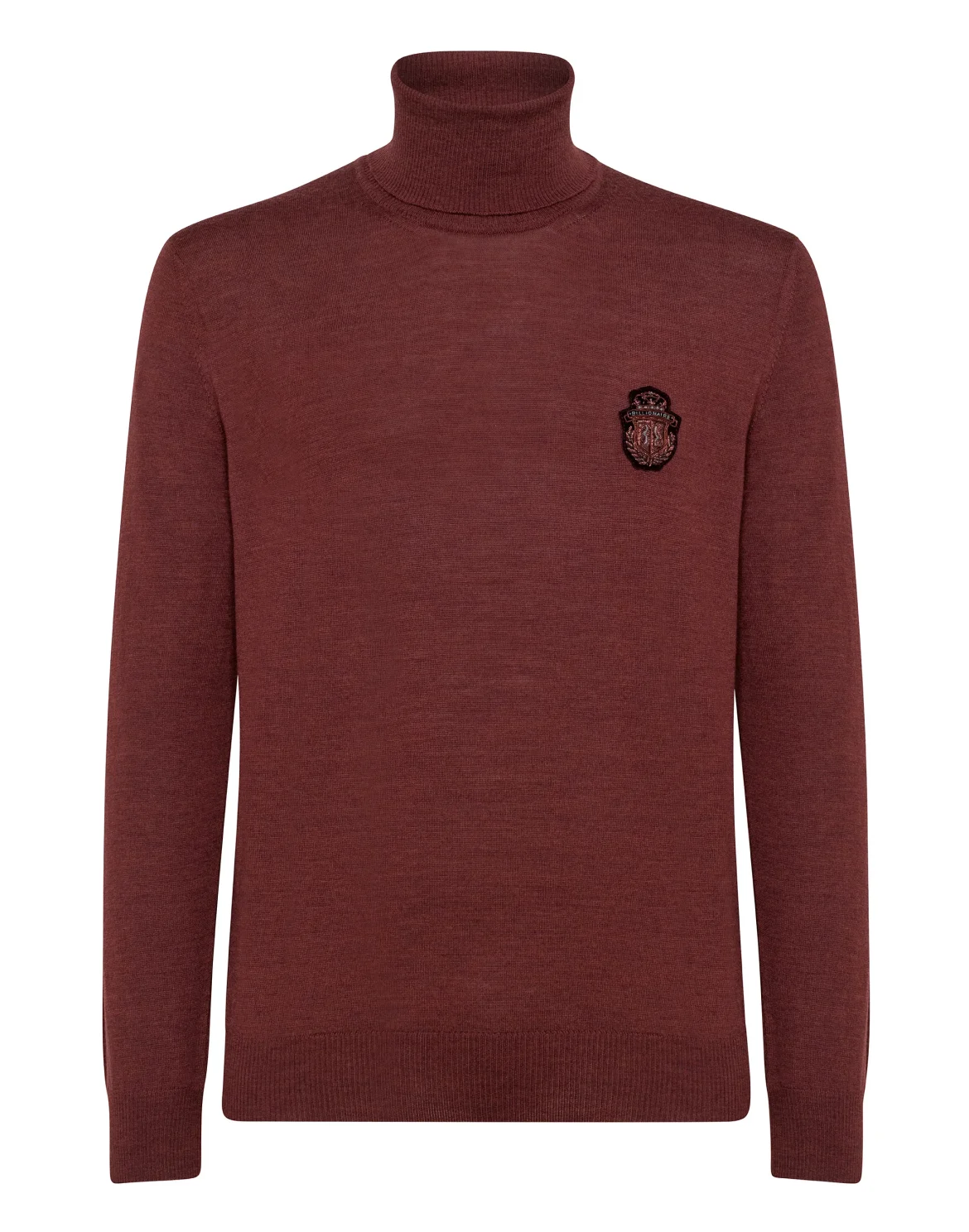 Turtle Neck LS Crest, цвет: Красный