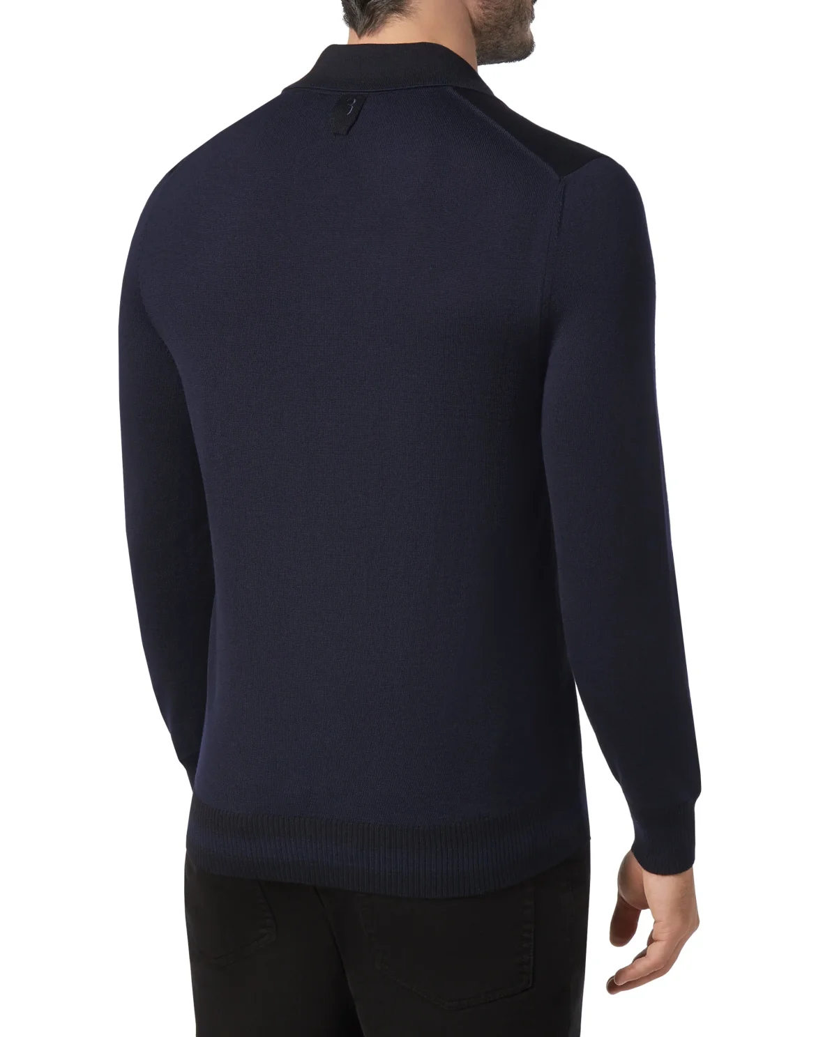 Pullover Polo-Neck LS Giglio, цвет: Черный