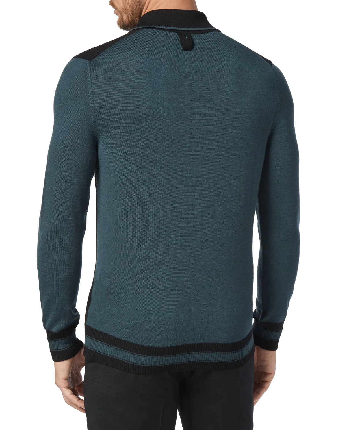Pullover Polo-Neck LS Giglio, цвет: Черный