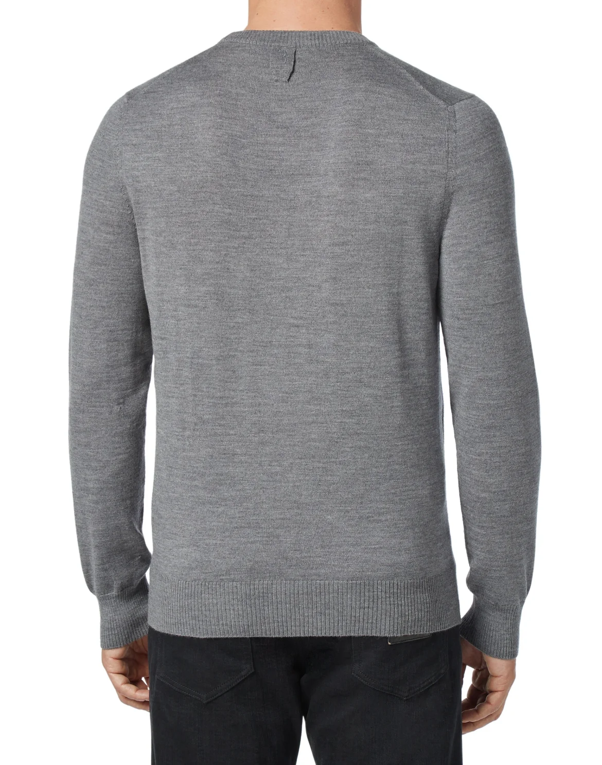 Pullover Round Neck LS Crest, цвет: Серый