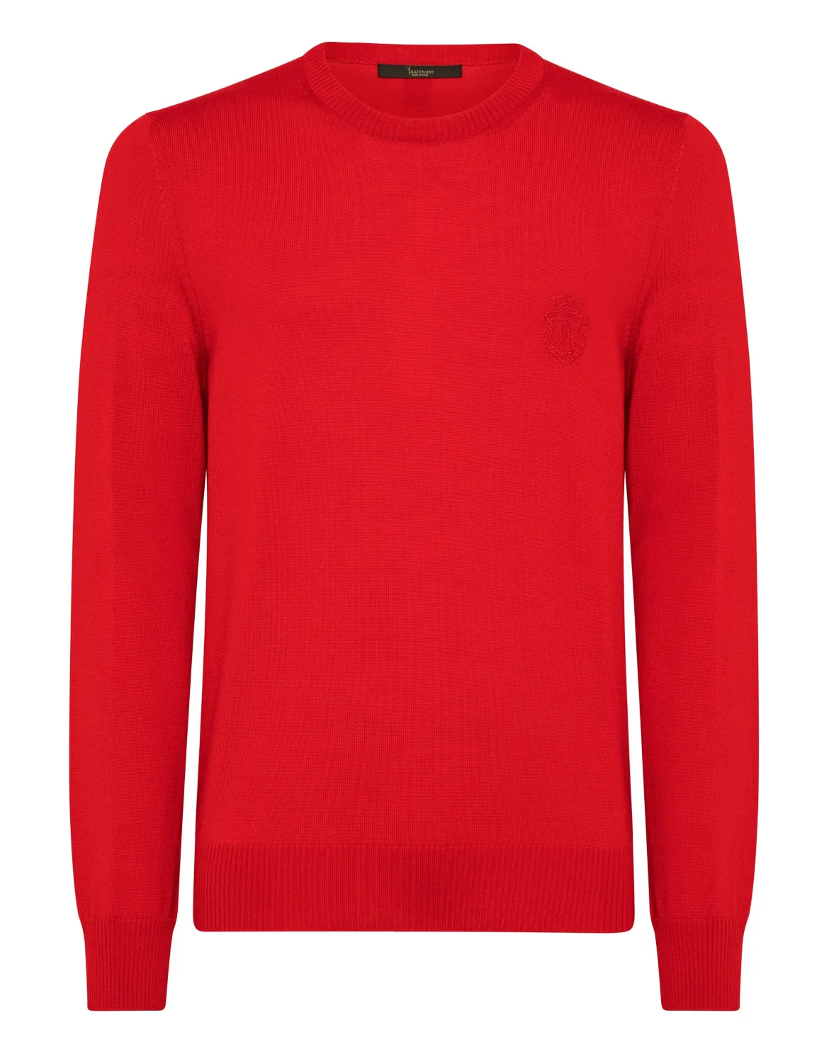 Pullover Round Neck LS Crest, цвет: Красный