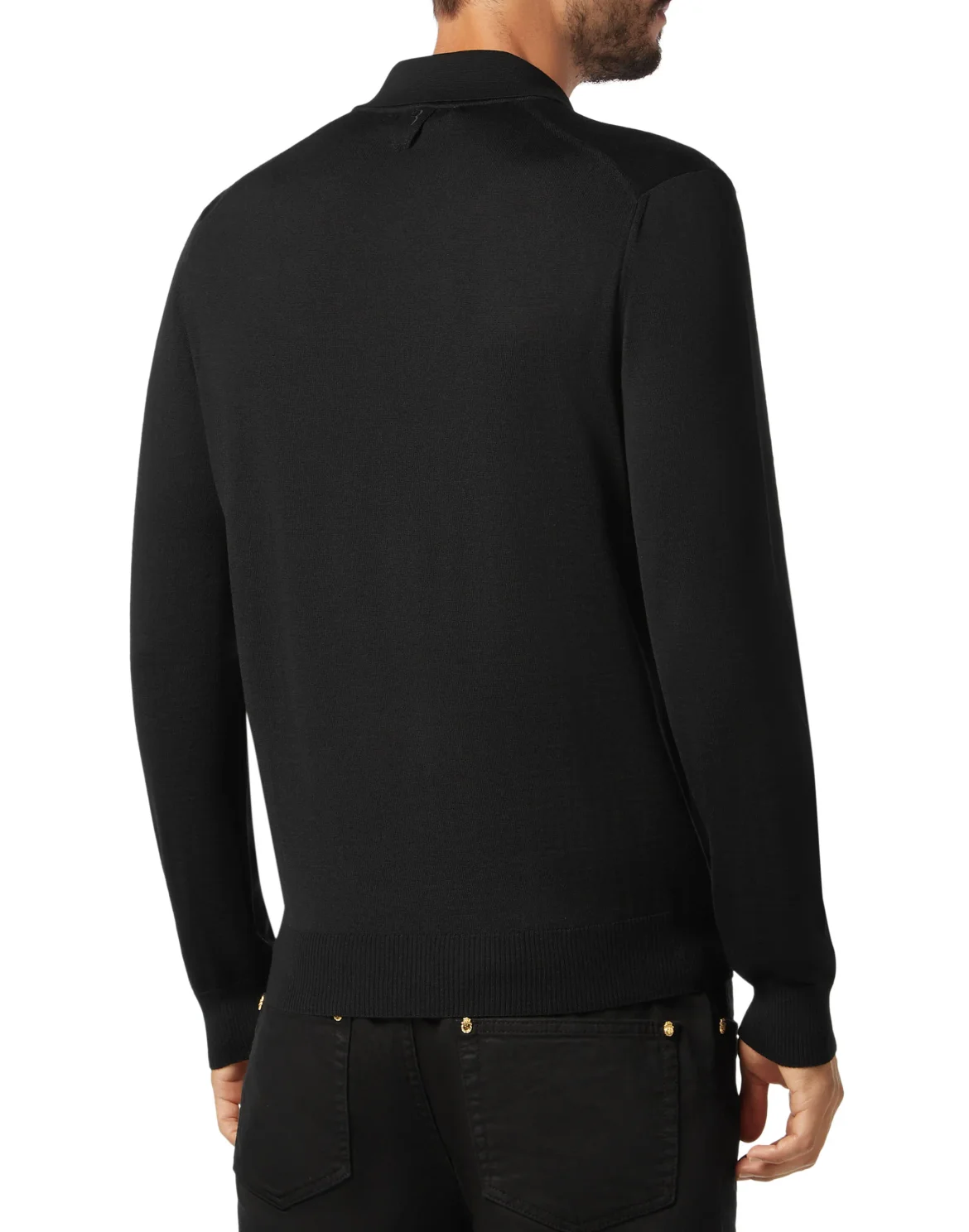 Pullover Polo-Neck LS Crest, цвет: Черный