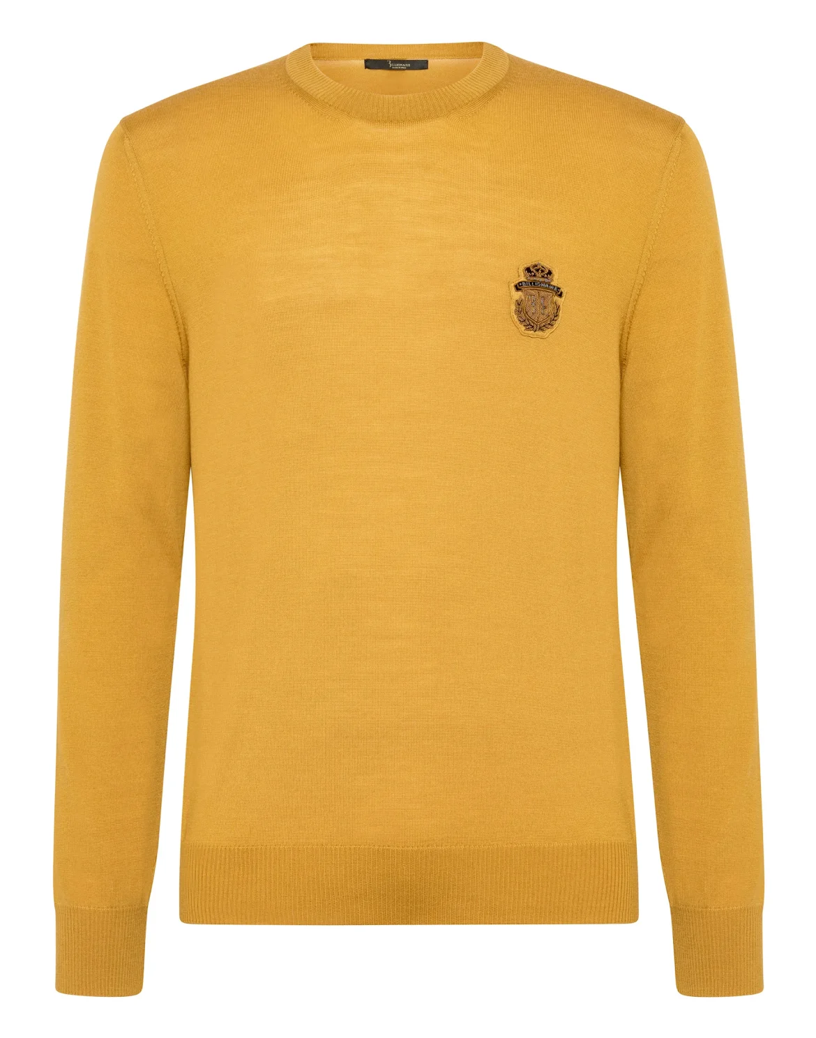 Pullover Round Neck LS Crest, цвет: Желтый