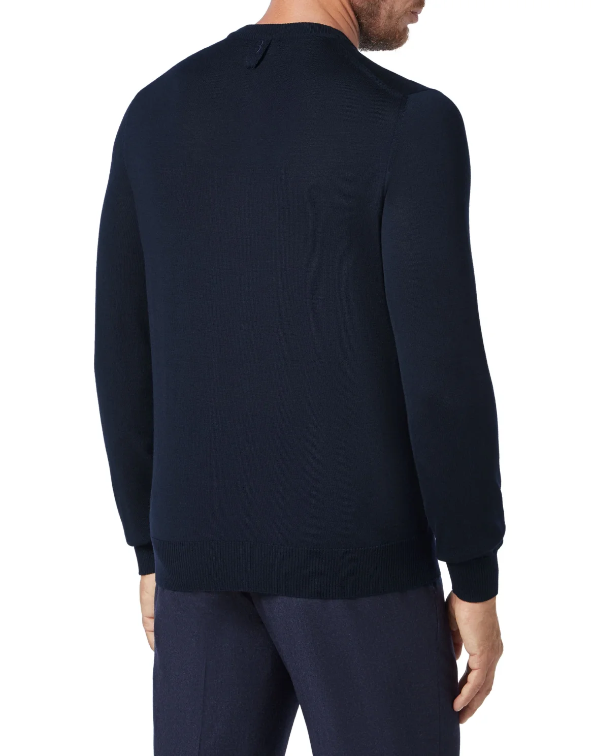 Pullover Round Neck LS Crest, цвет: Синий
