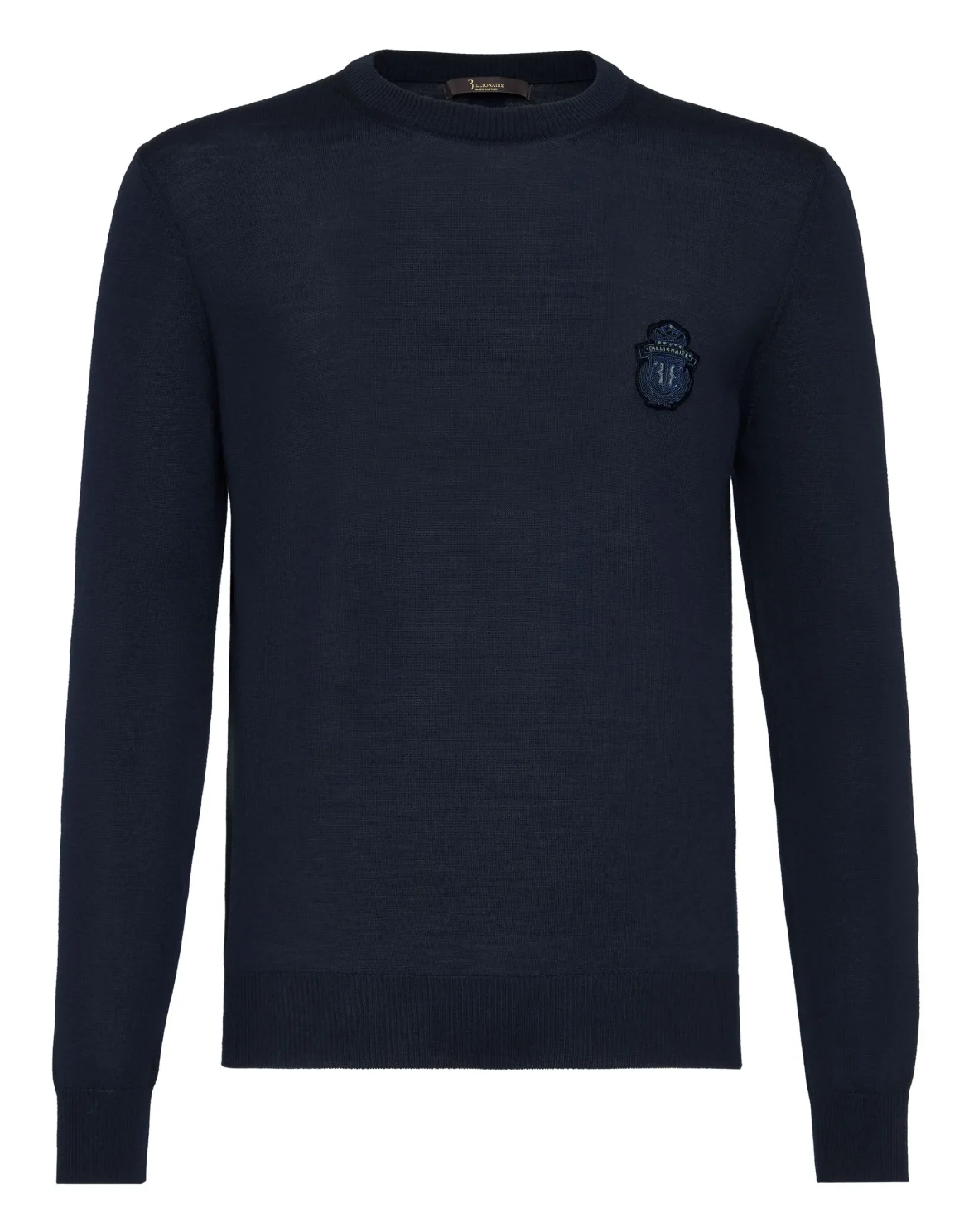 Pullover Round Neck LS Crest, цвет: Синий