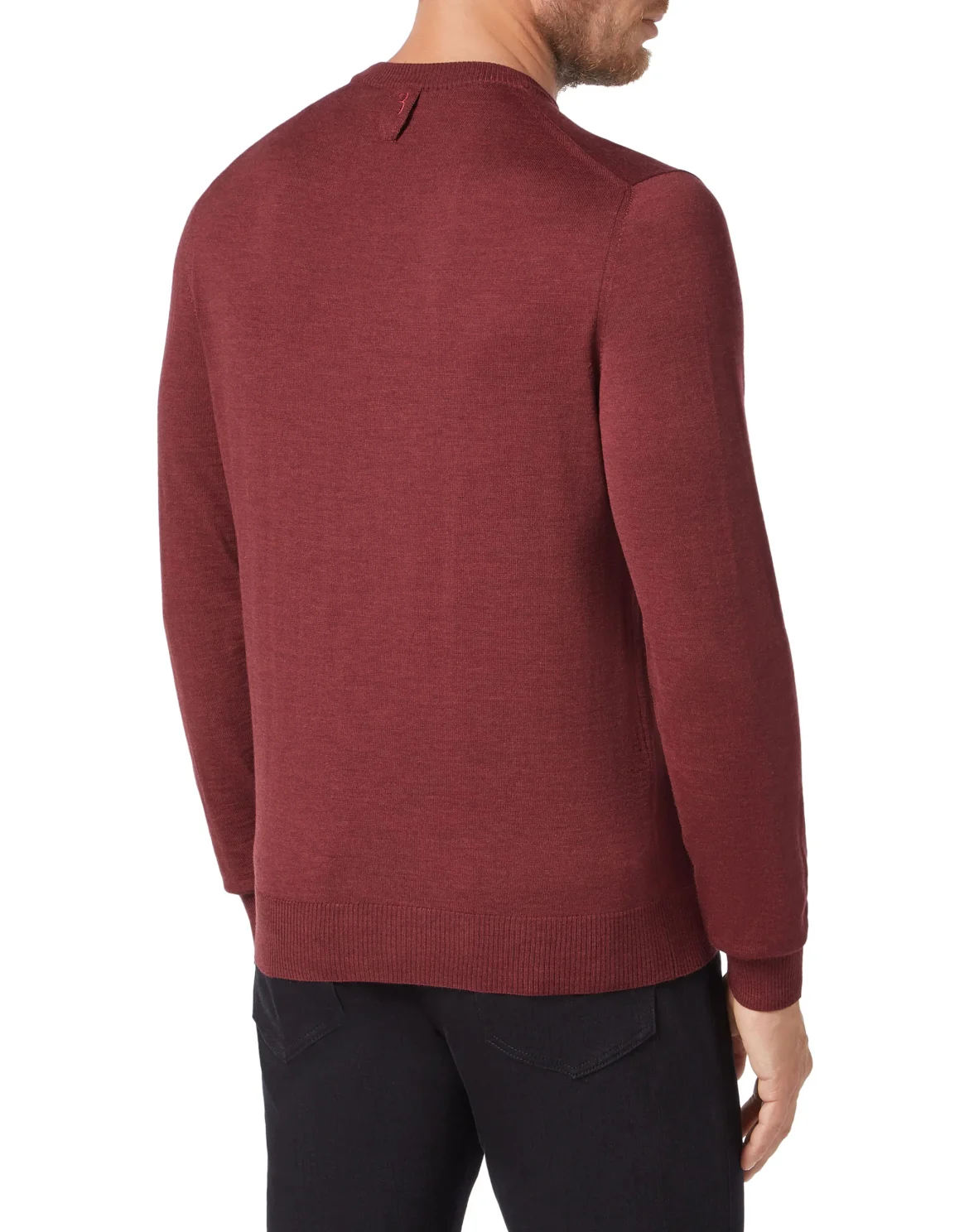 Pullover Round Neck LS Crest, цвет: Красный