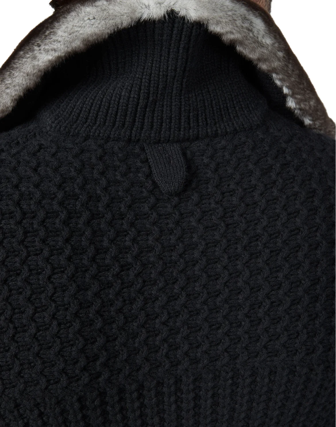 Pullover zip mock Luxury, цвет: Черный