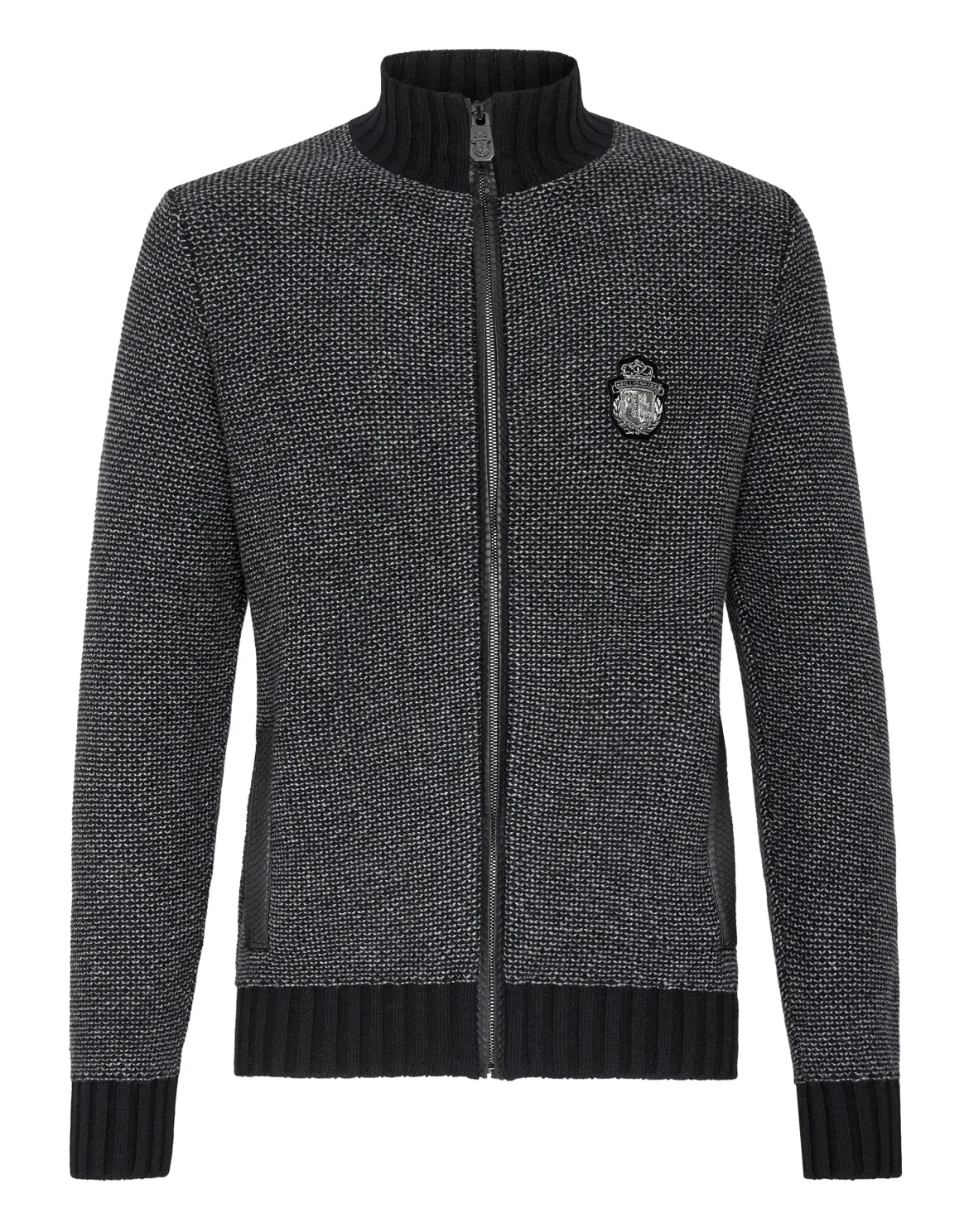Pullover full zip Luxury, цвет: Черный