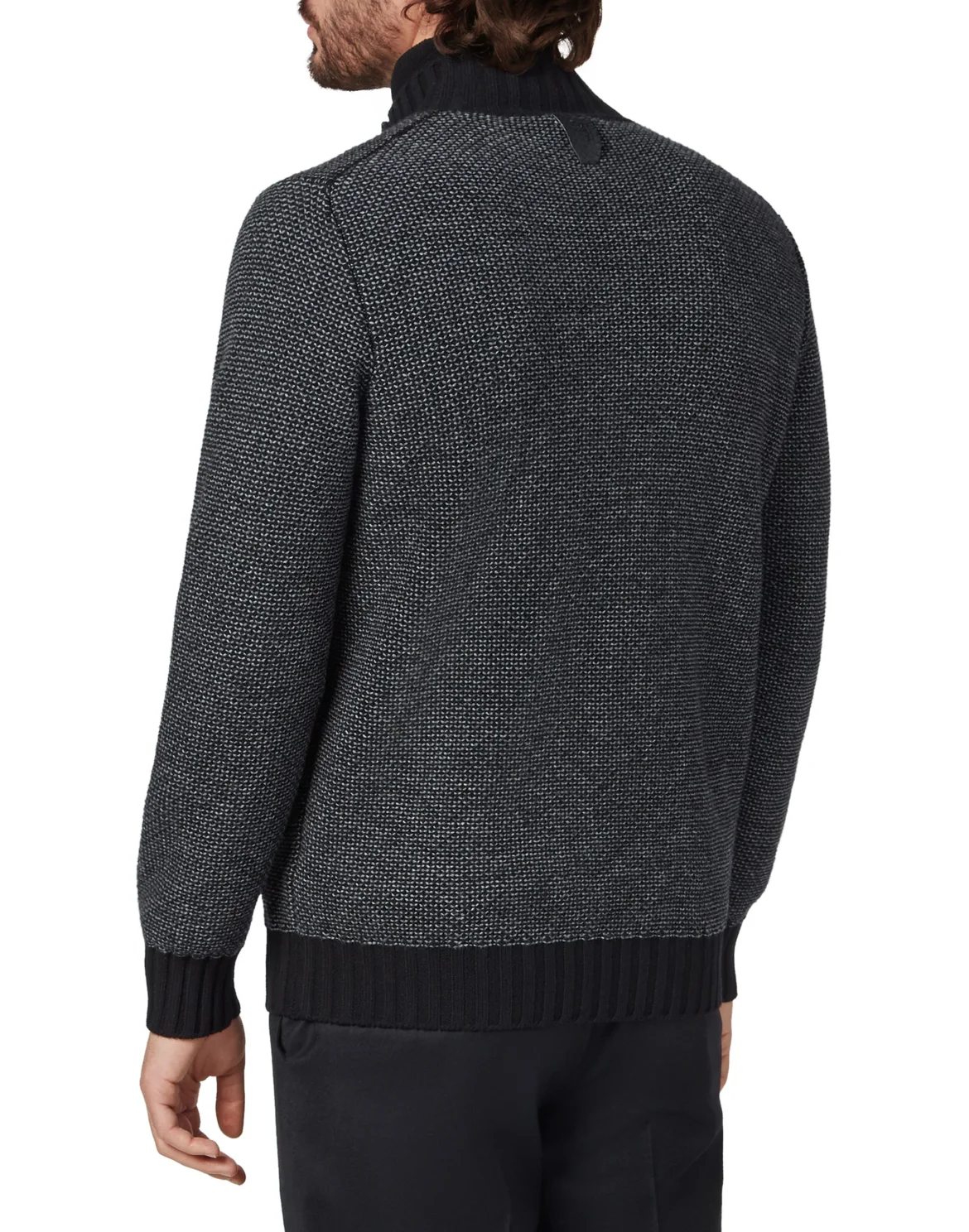 Pullover full zip Luxury, цвет: Черный