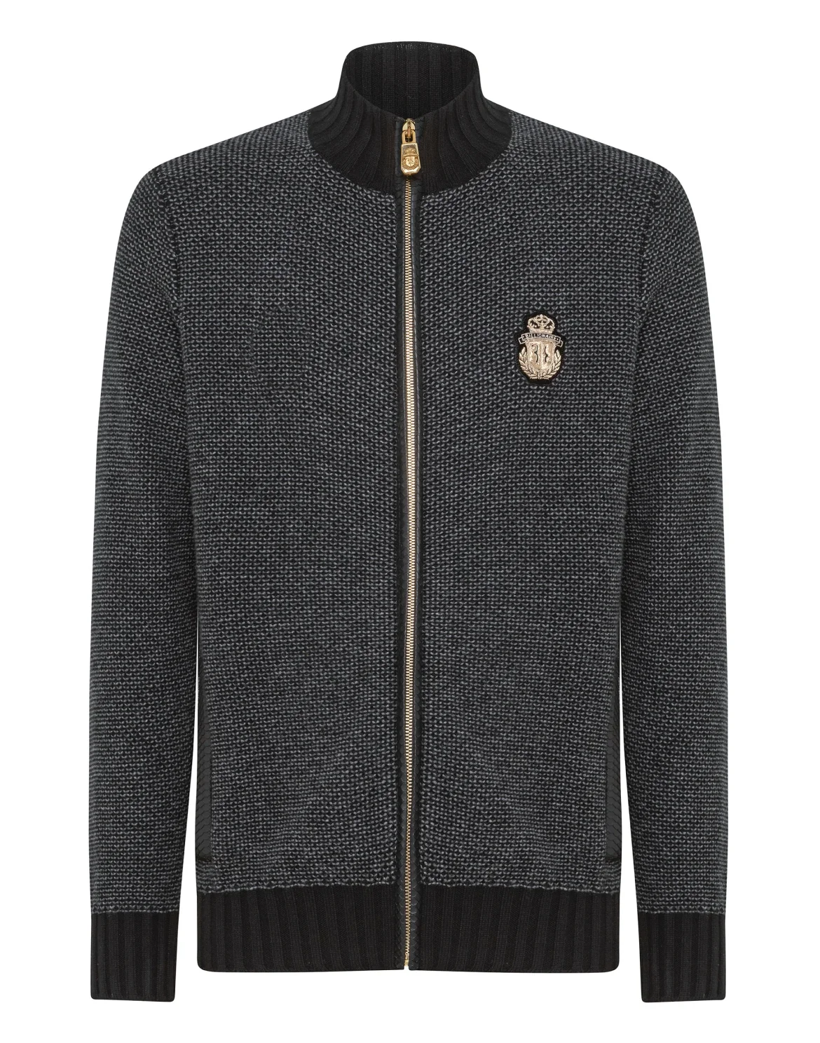 Pullover full zip Luxury, цвет: Черный