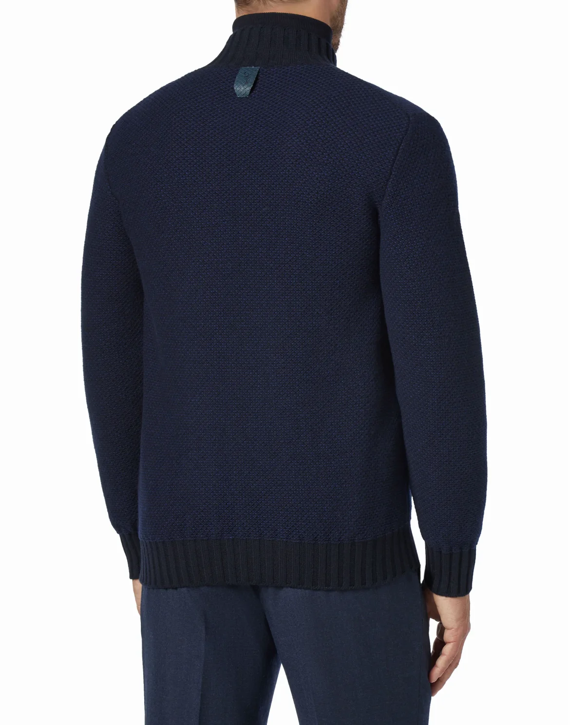 Pullover full zip Luxury, цвет: Синий