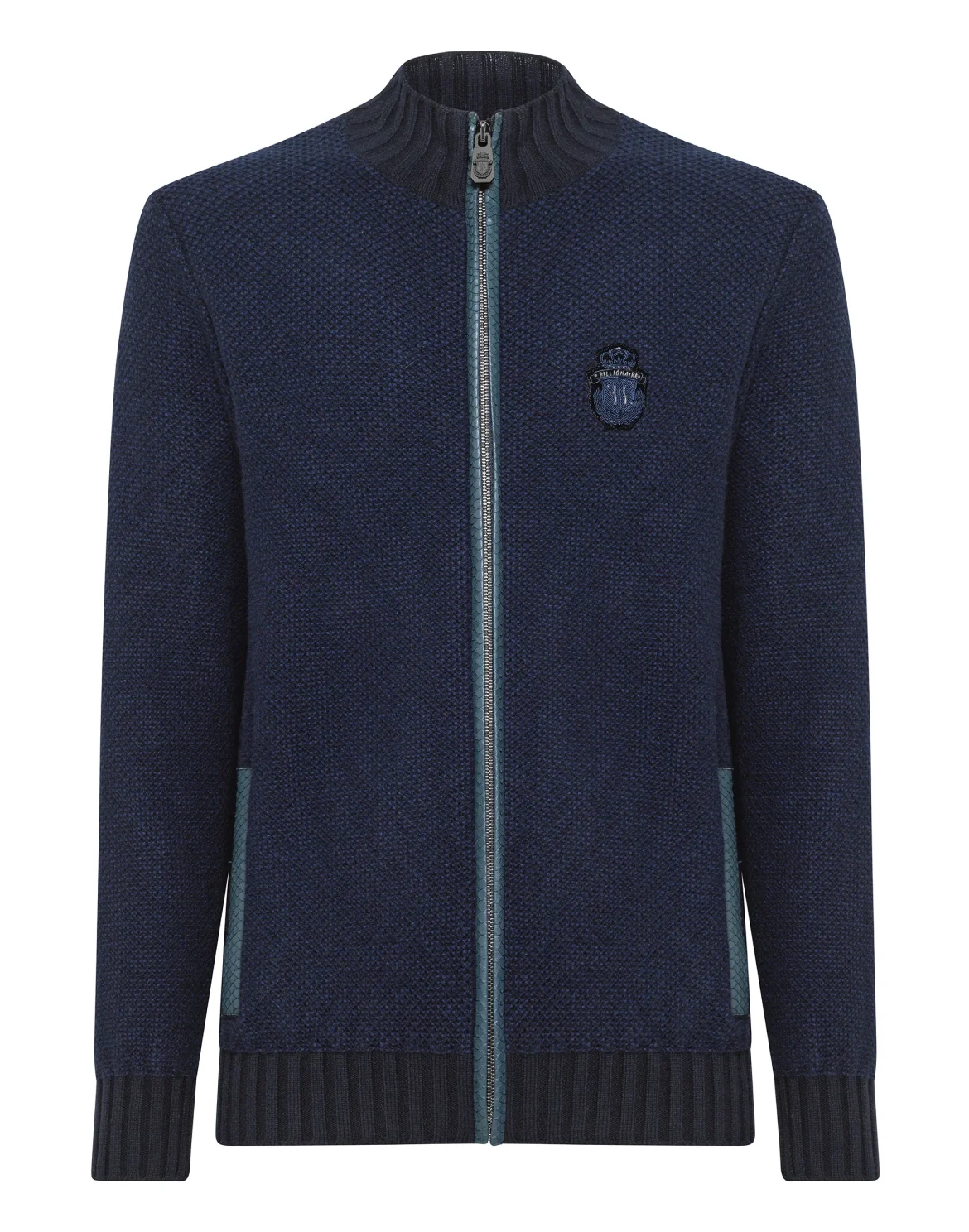 Pullover full zip Luxury, цвет: Синий