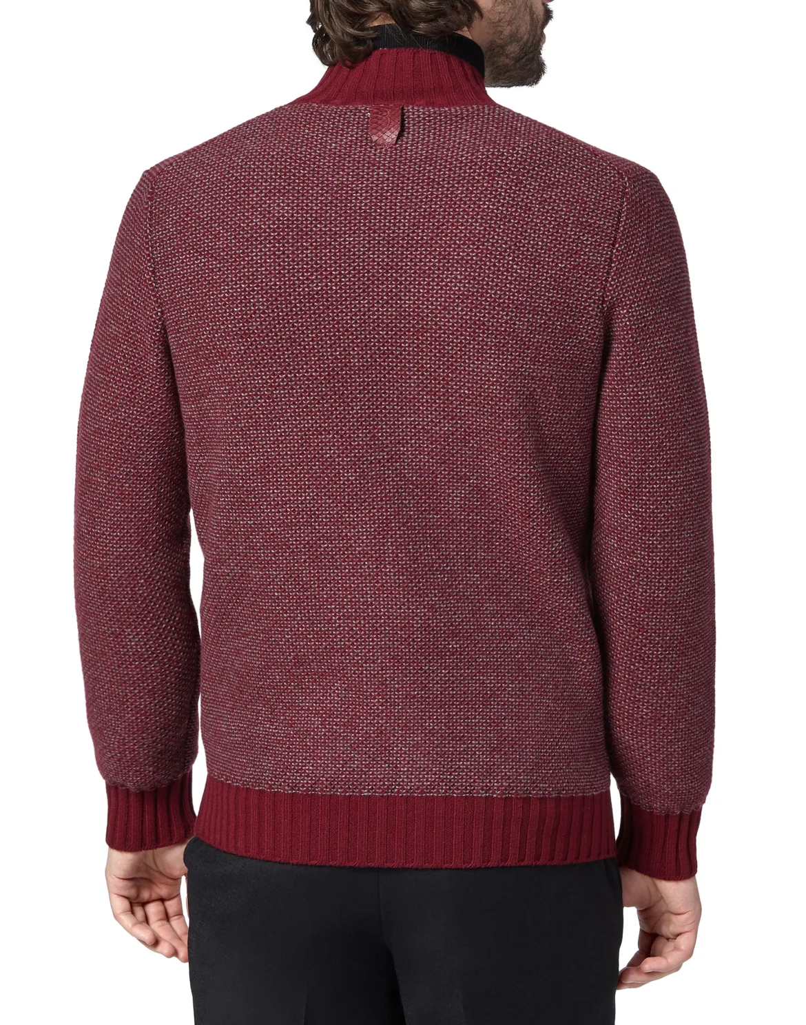 Pullover full zip Luxury, цвет: Красный