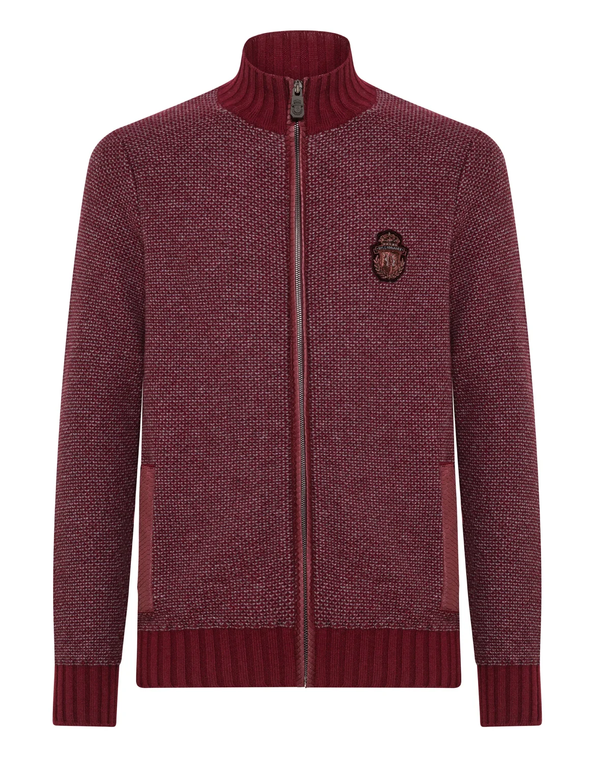 Pullover full zip Luxury, цвет: Красный
