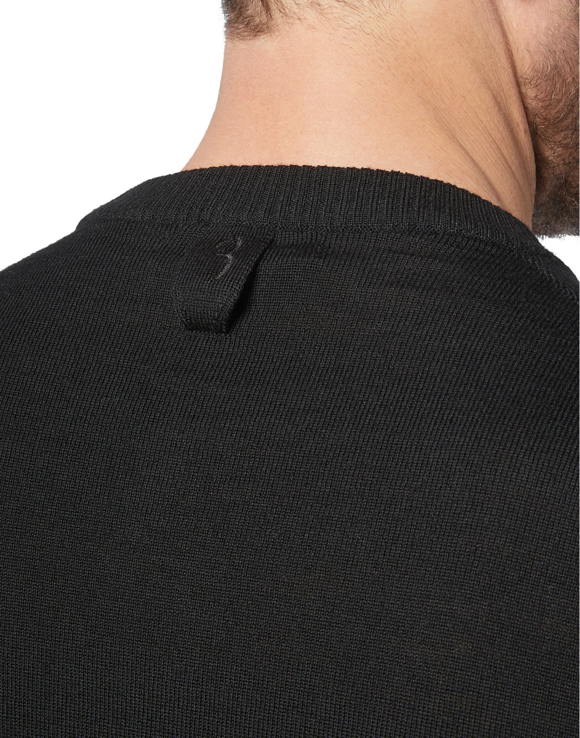 Pullover Round Neck LS Logos, цвет: Черный