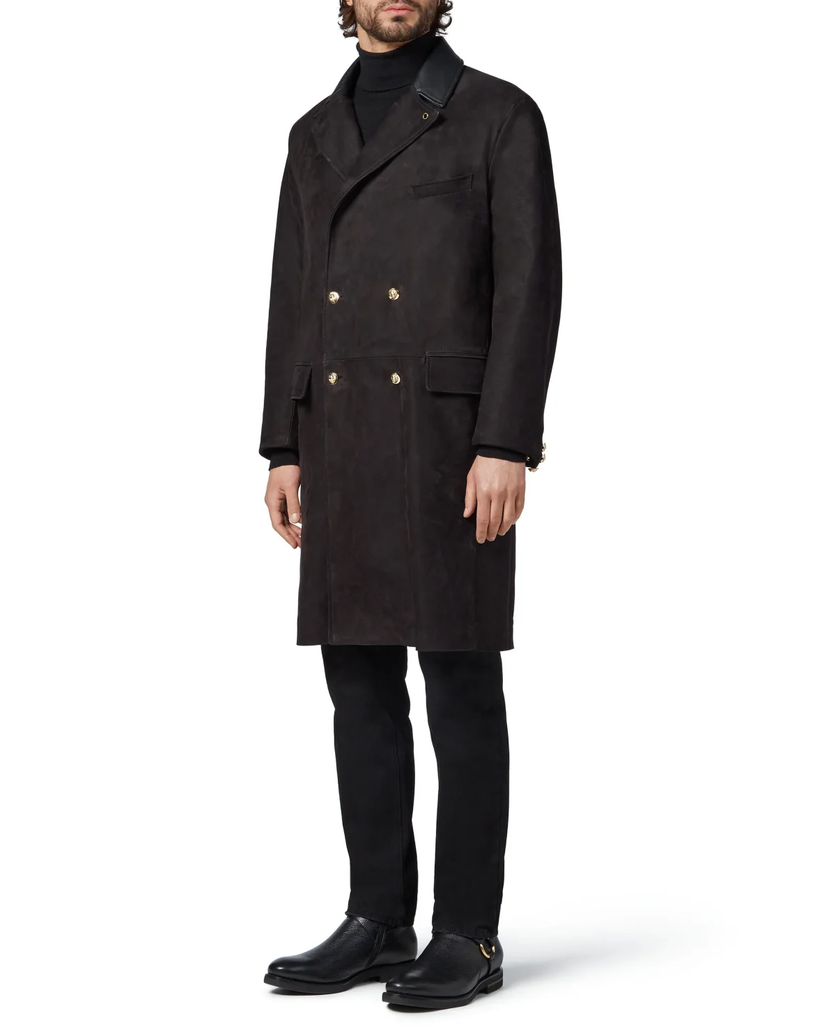 Long Coat Elegant, цвет: Черный