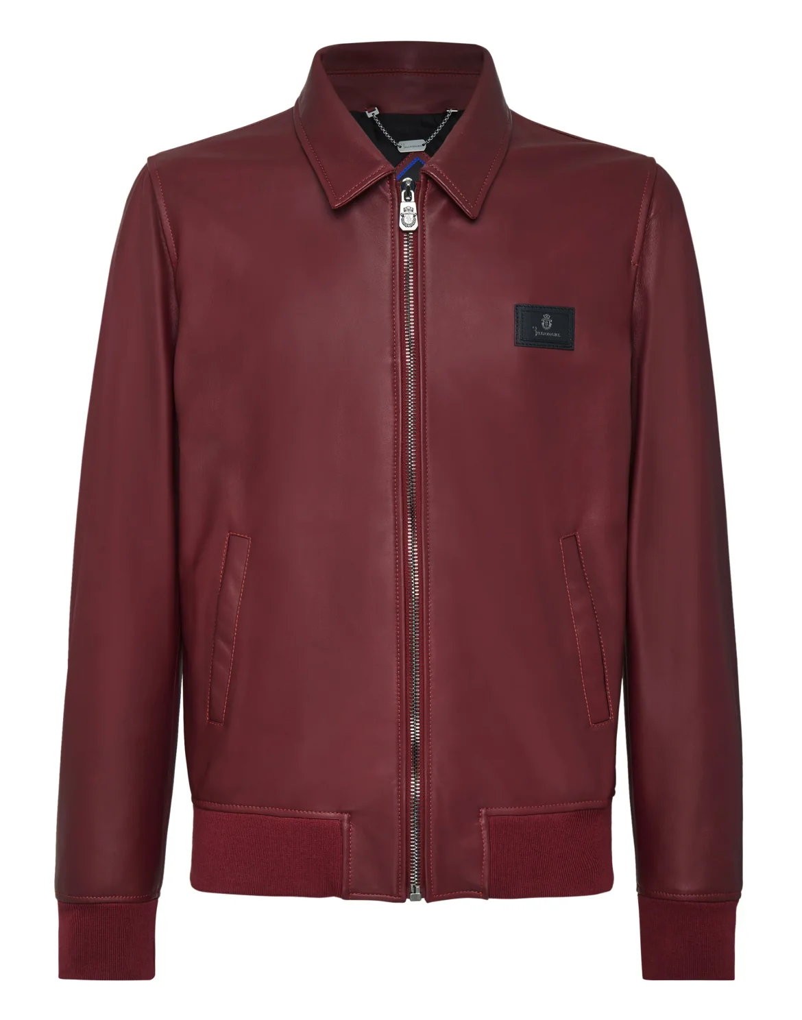 Leather Bomber Logos, цвет: Красный