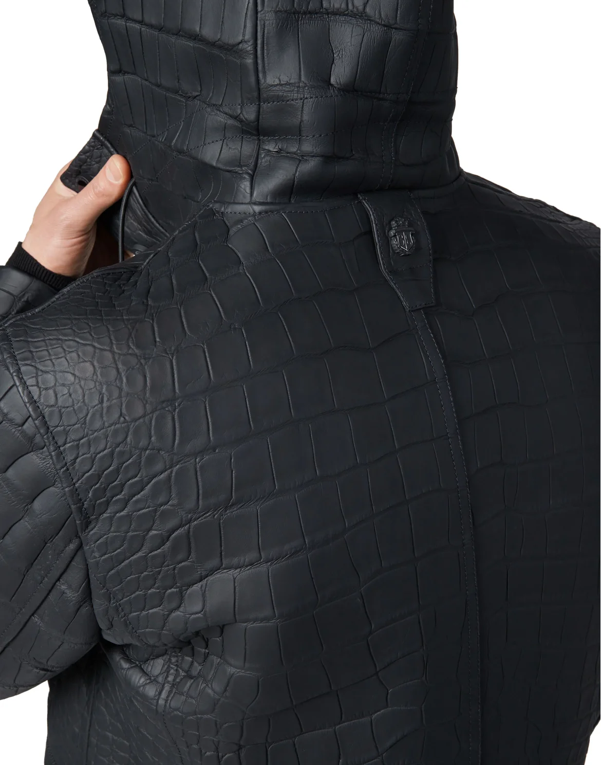 Leather Parka Luxury, цвет: Черный