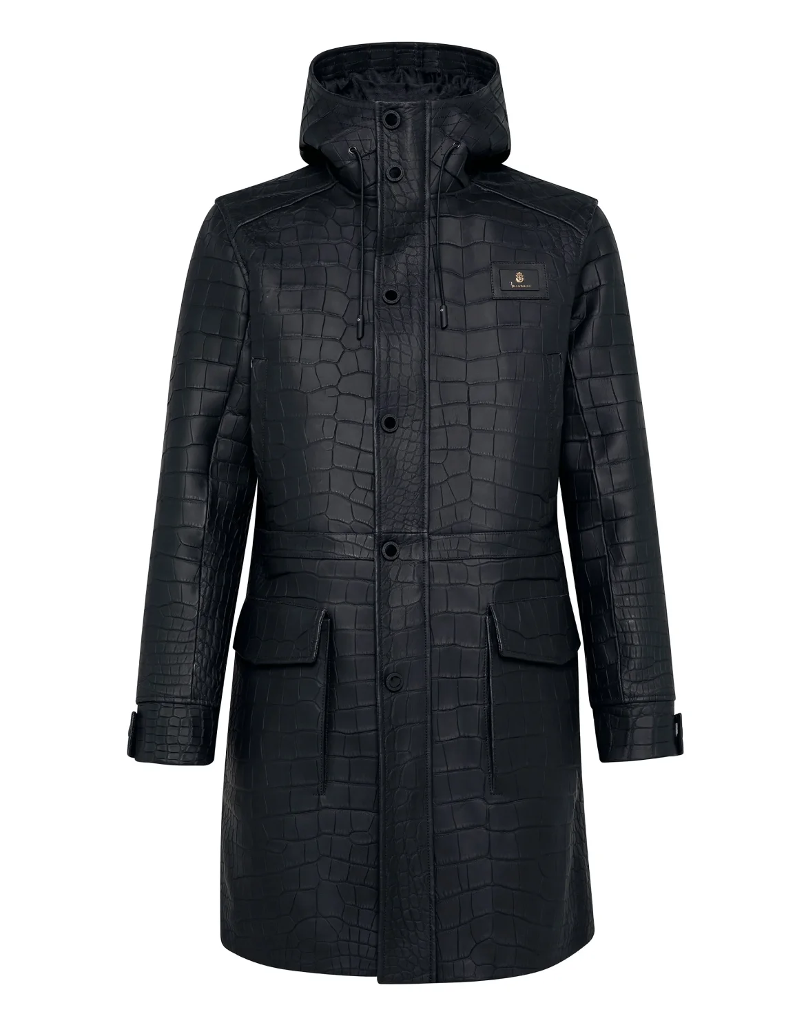 Leather Parka Luxury, цвет: Черный