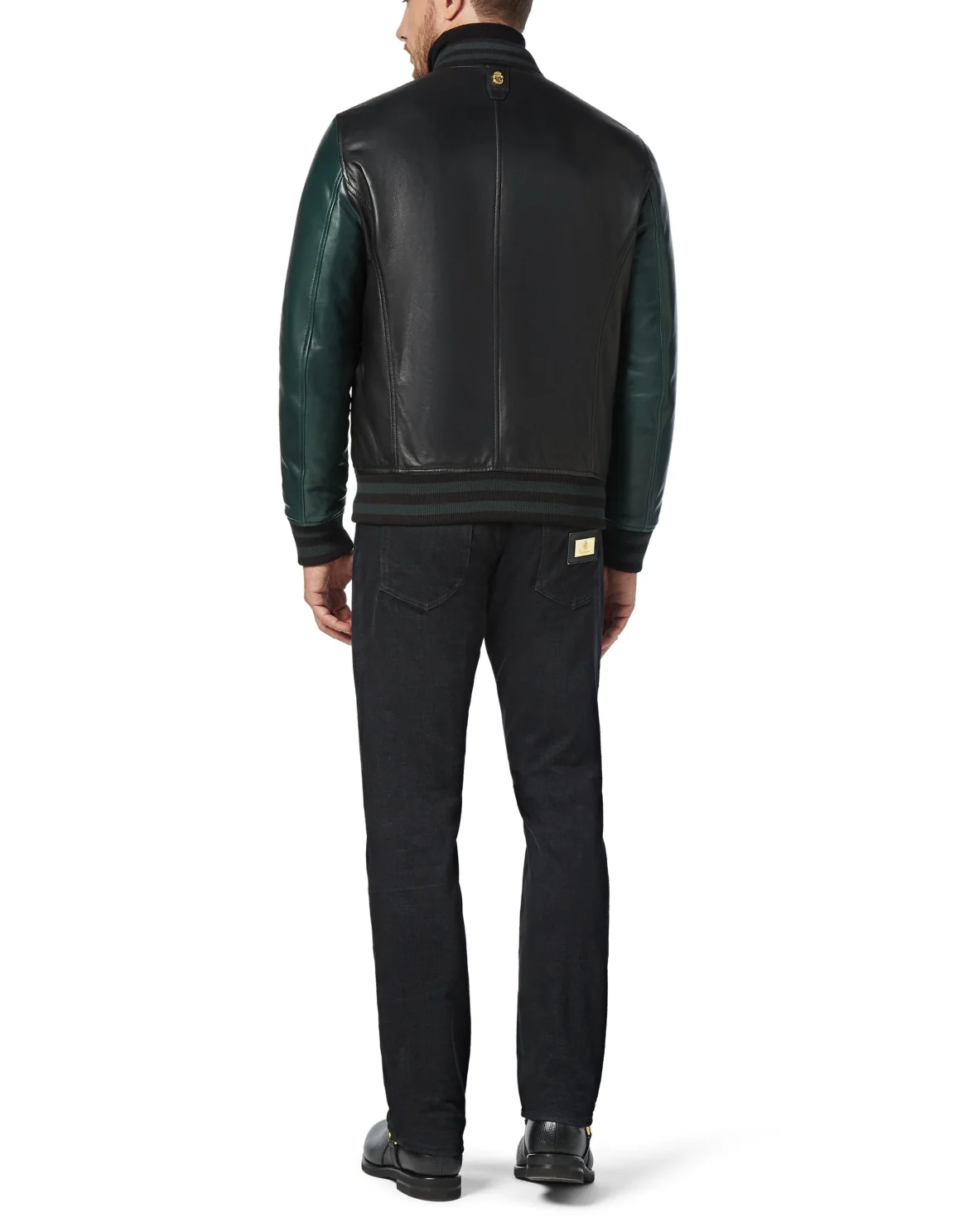 Leather Bomber Members only, цвет: Черный