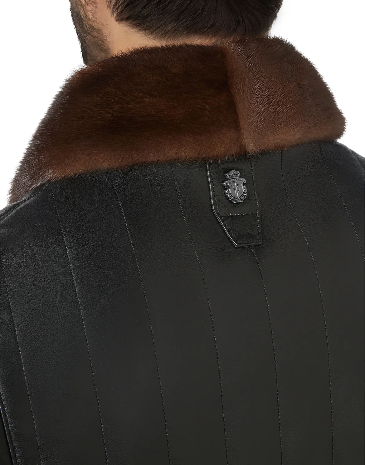 Leather Jacket Crest, цвет: Черный