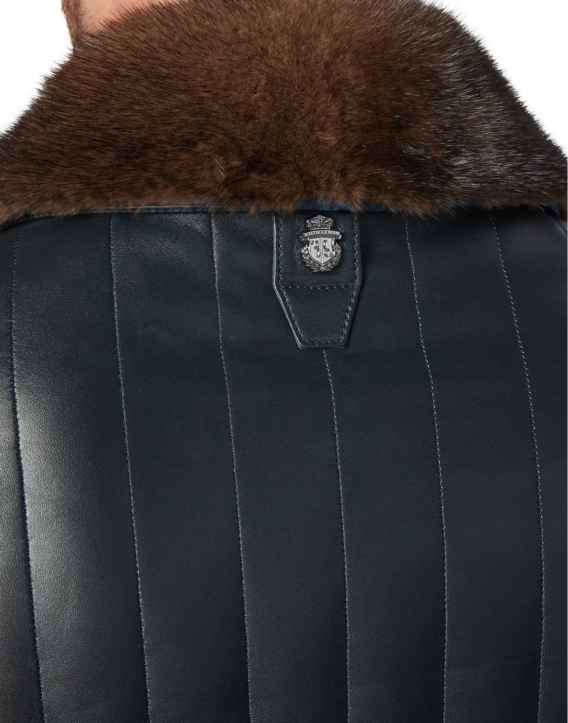 Leather Jacket Crest, цвет: Синий