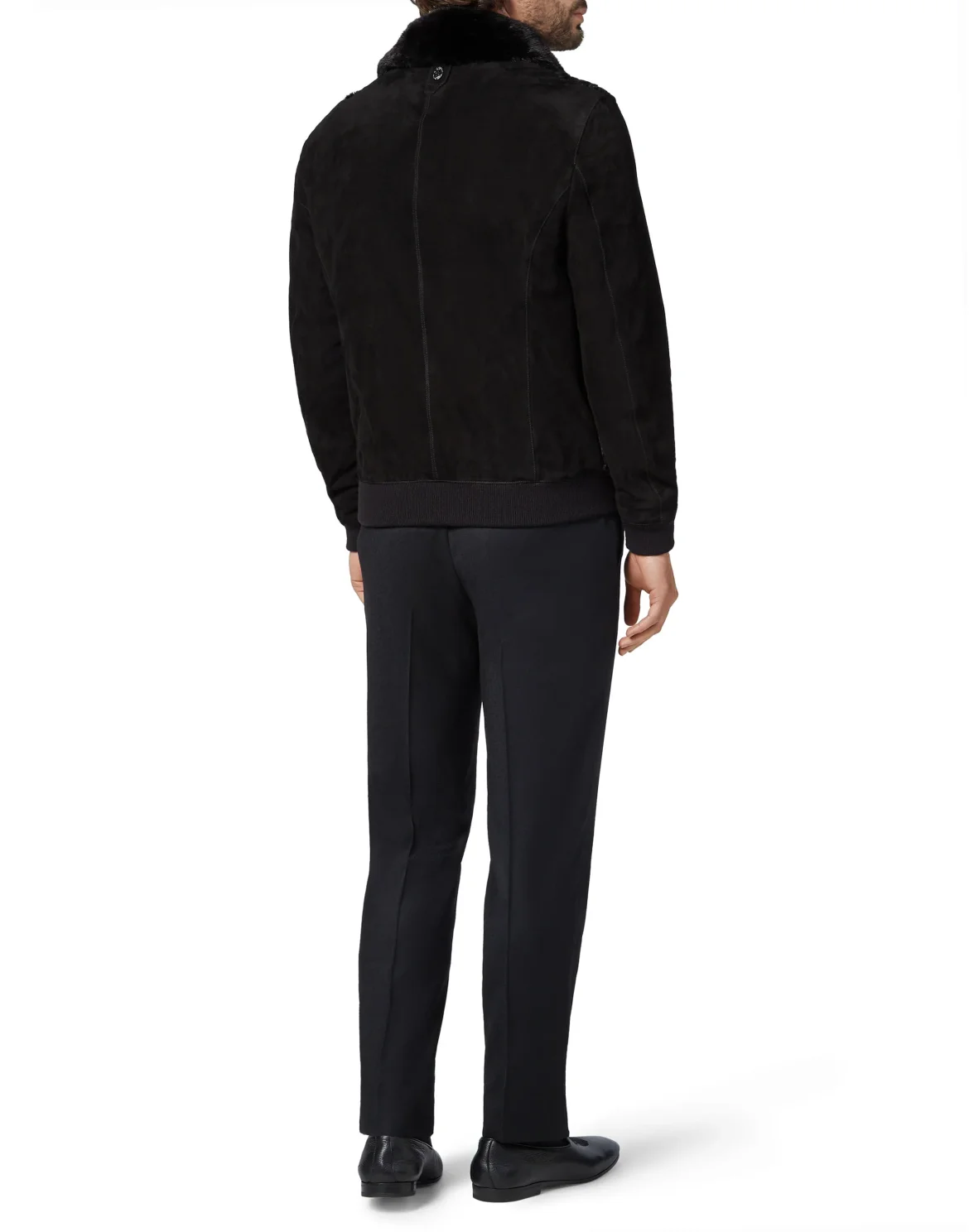 Leather Bomber Luxury, цвет: Черный