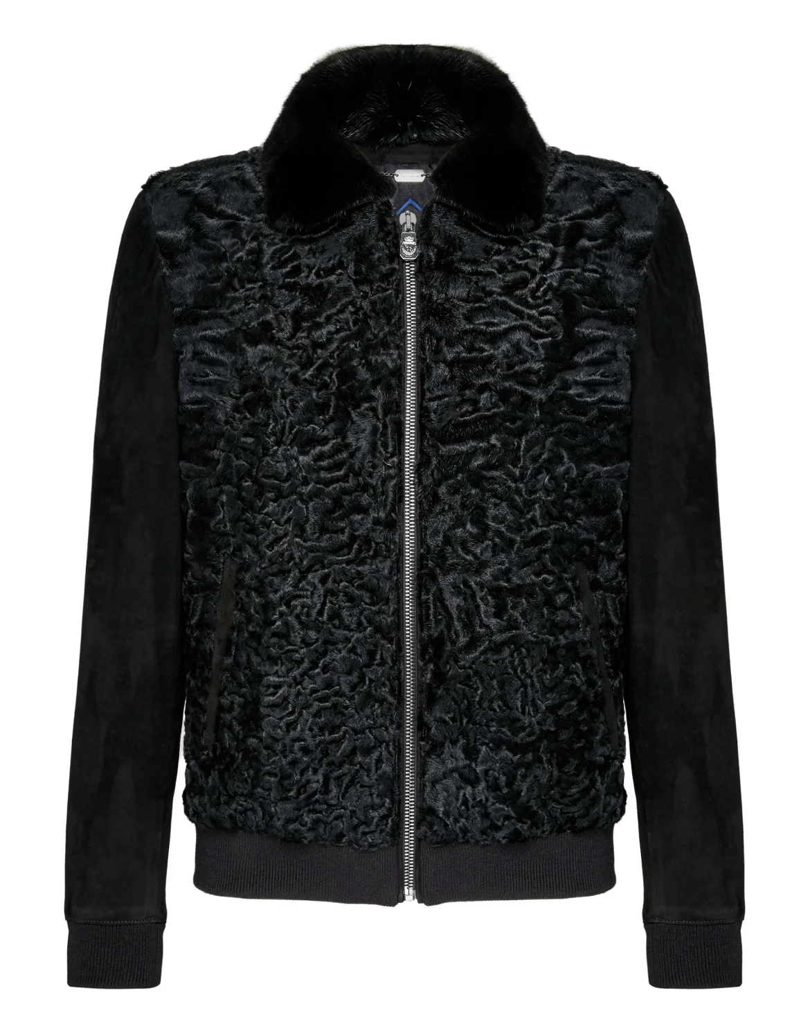Leather Bomber Luxury, цвет: Черный