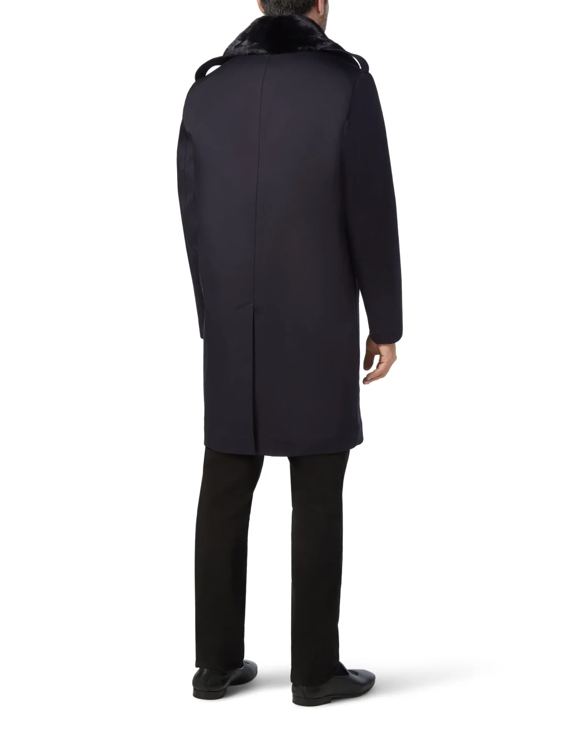 Coat Long Luxury, цвет: Черный