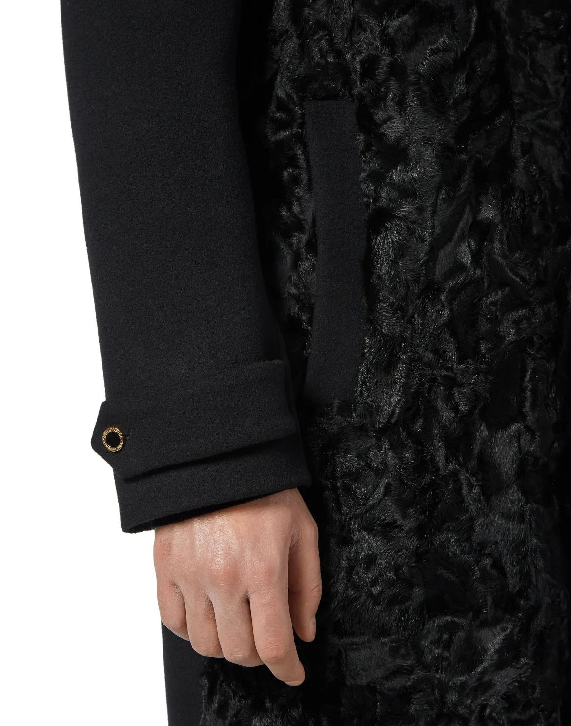 Coat Long Logos, цвет: Черный