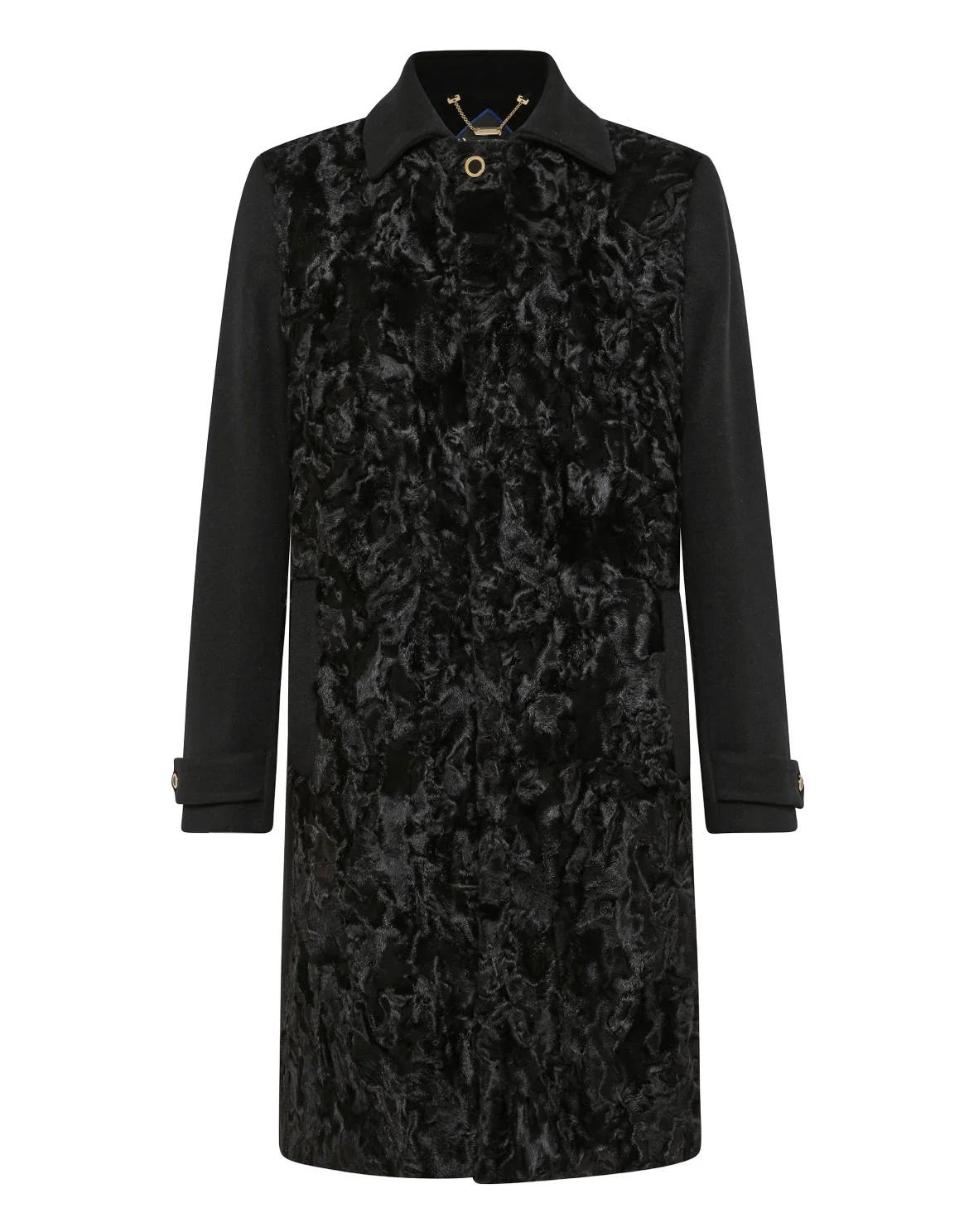Coat Long Logos, цвет: Черный