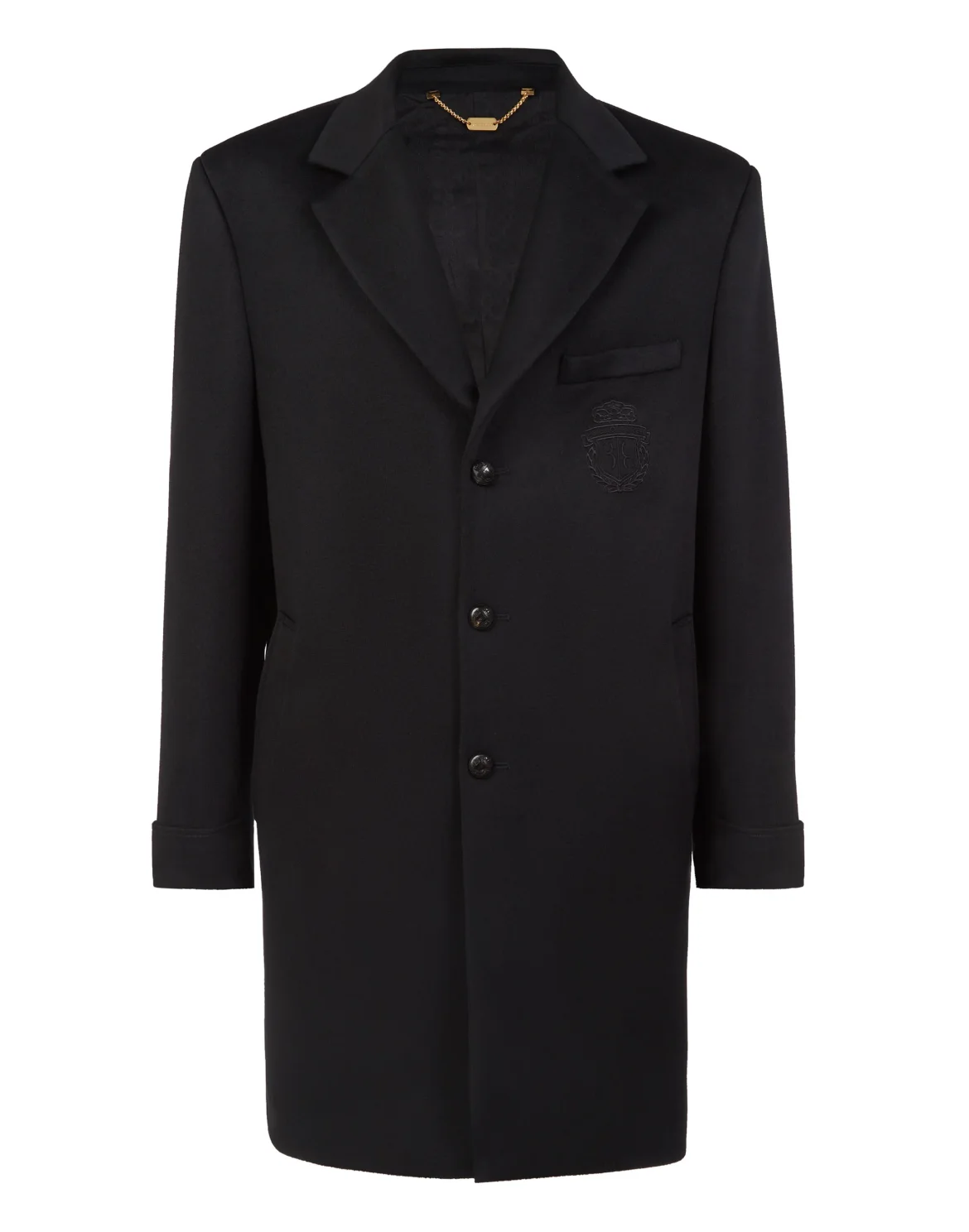 Coat Long Luxury, цвет: Черный