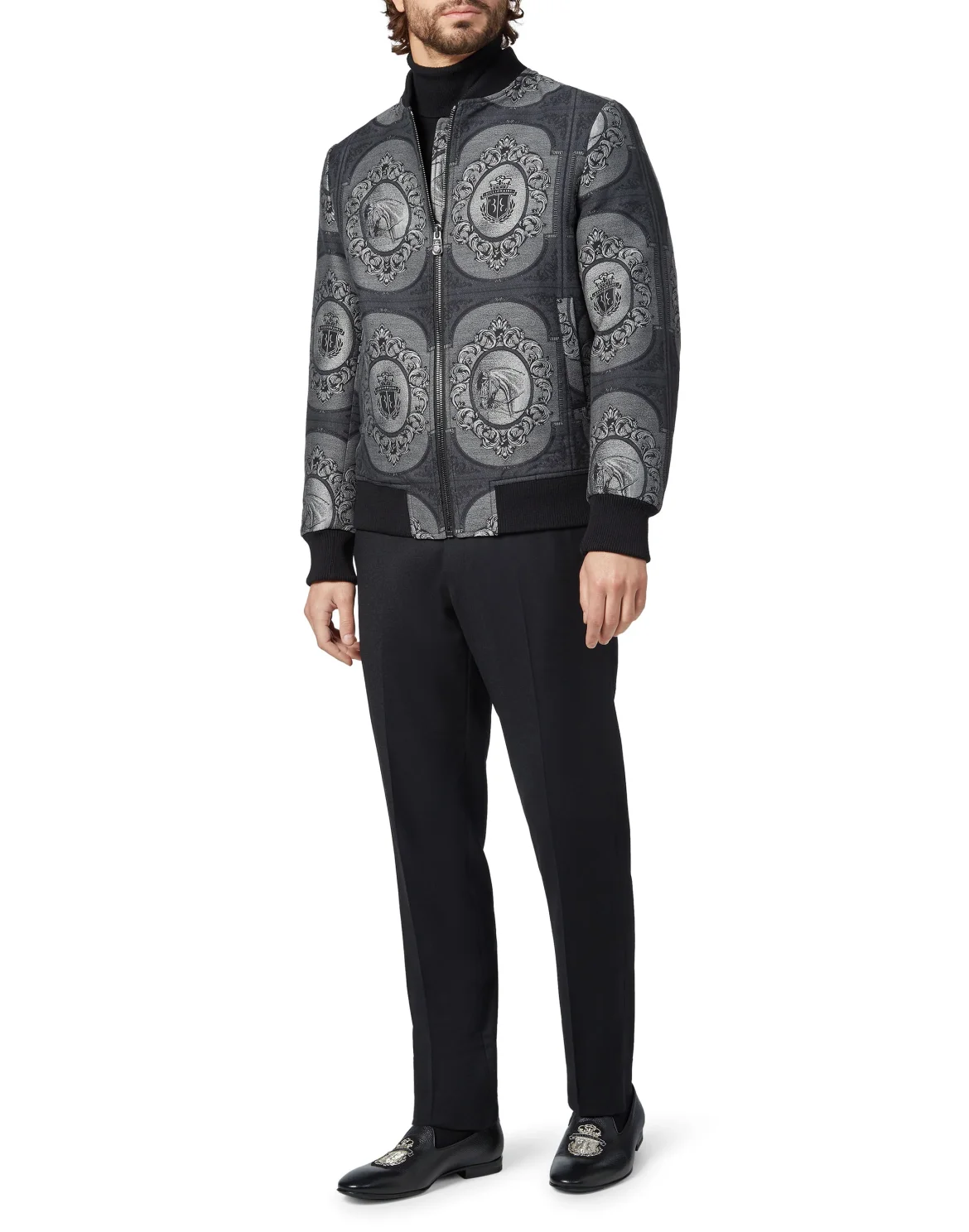Bomber Baroque, цвет: Черный