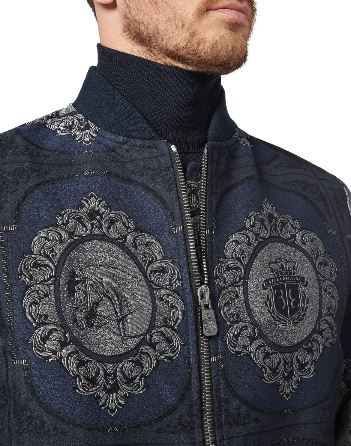 Bomber Baroque, цвет: Синий