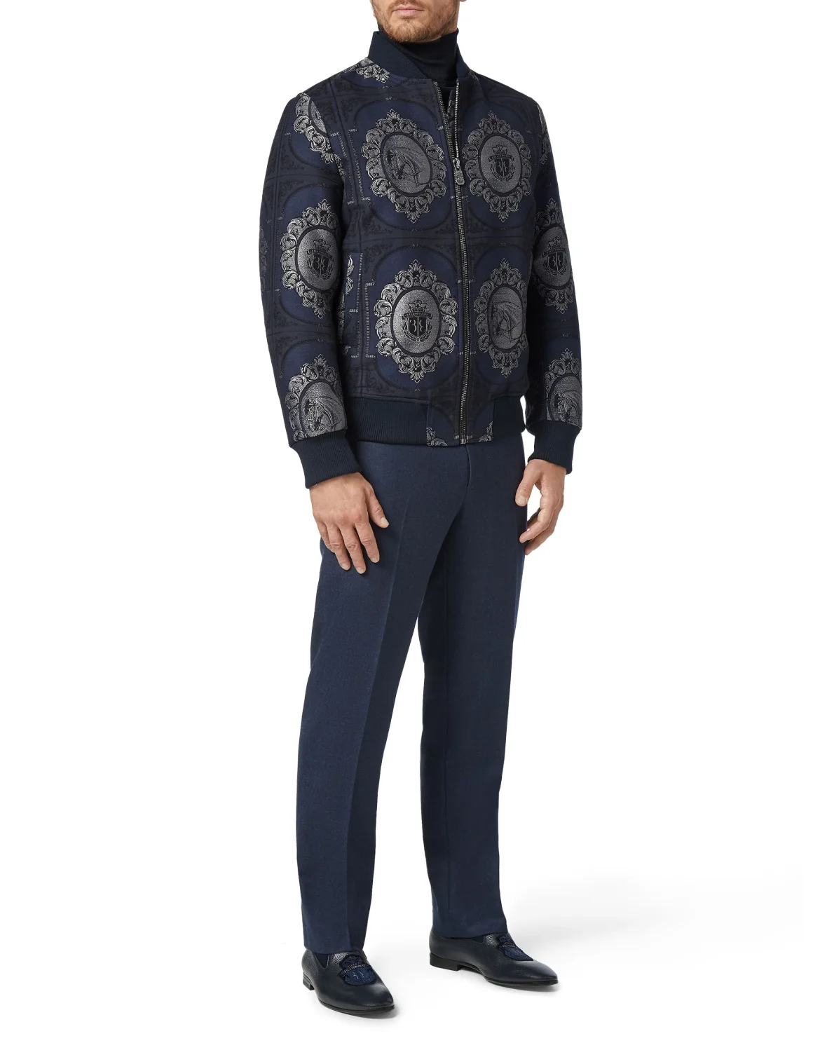 Bomber Baroque, цвет: Синий