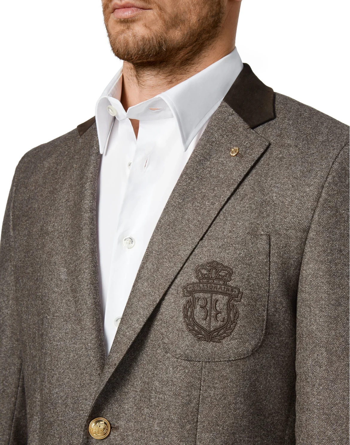 Blazer Crest, цвет: Коричневый