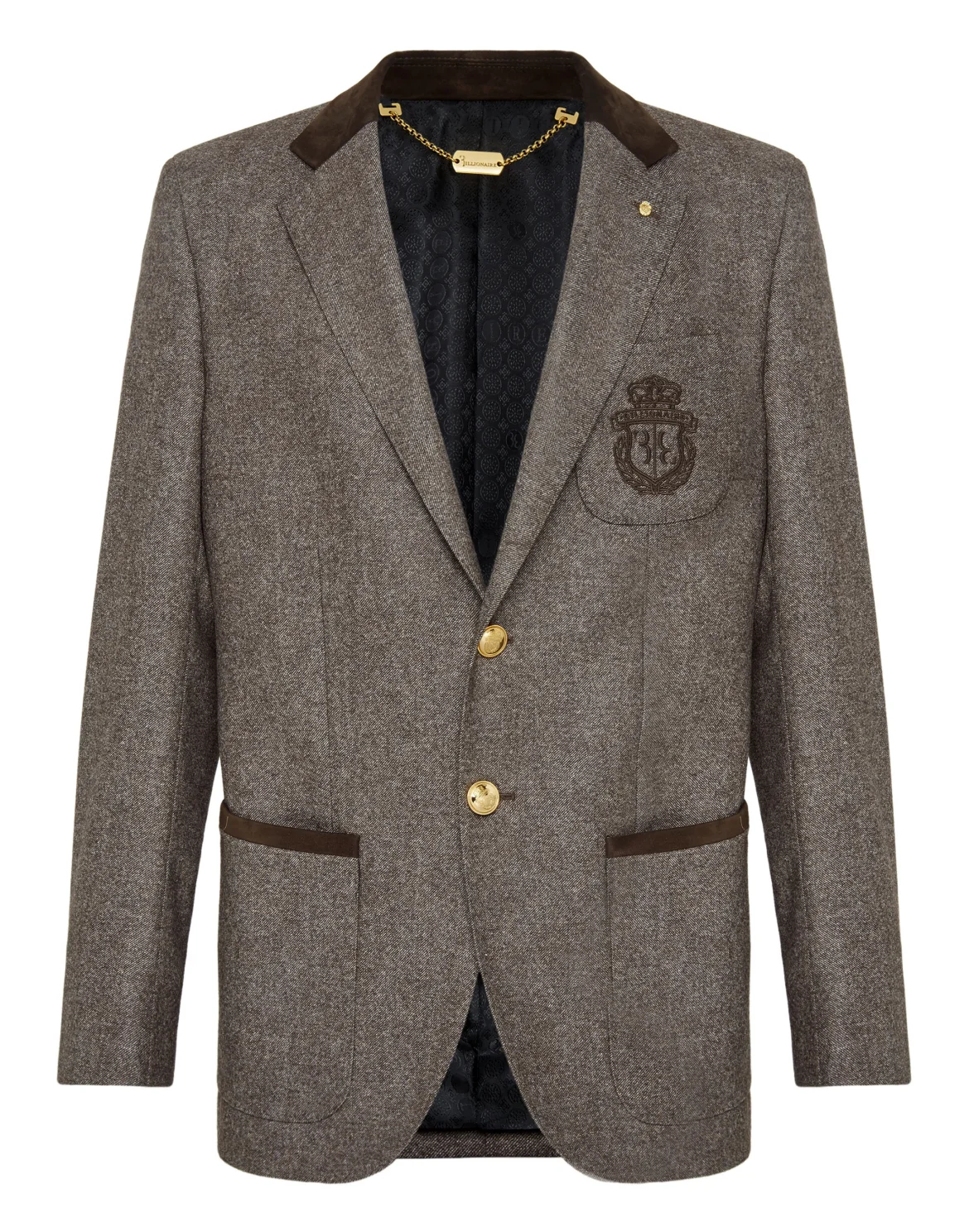 Blazer Crest, цвет: Коричневый